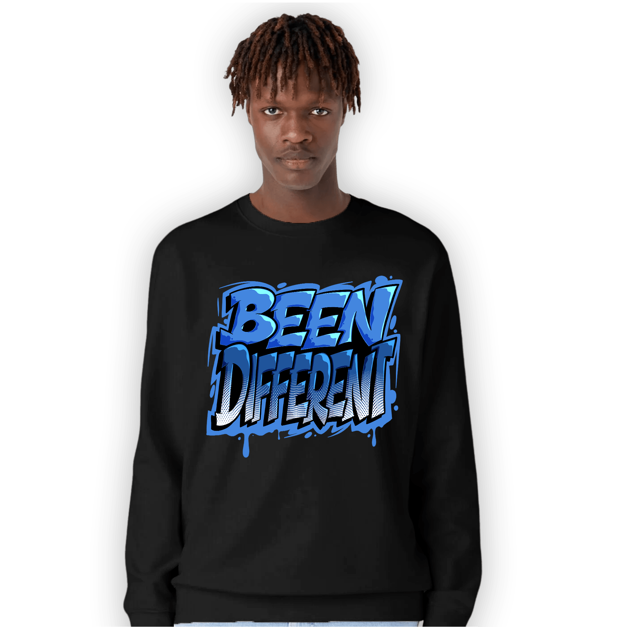 University Blue Toe 1s Sweatshirt Match Become Different - NastyJamz