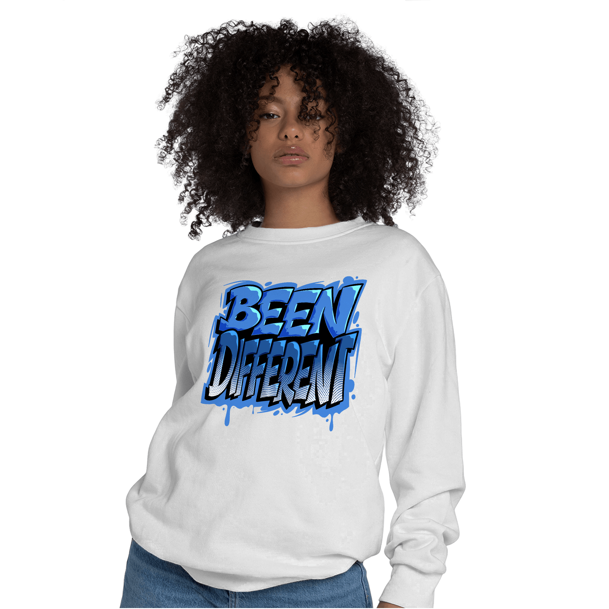 University Blue Toe 1s Sweatshirt Match Become Different - NastyJamz