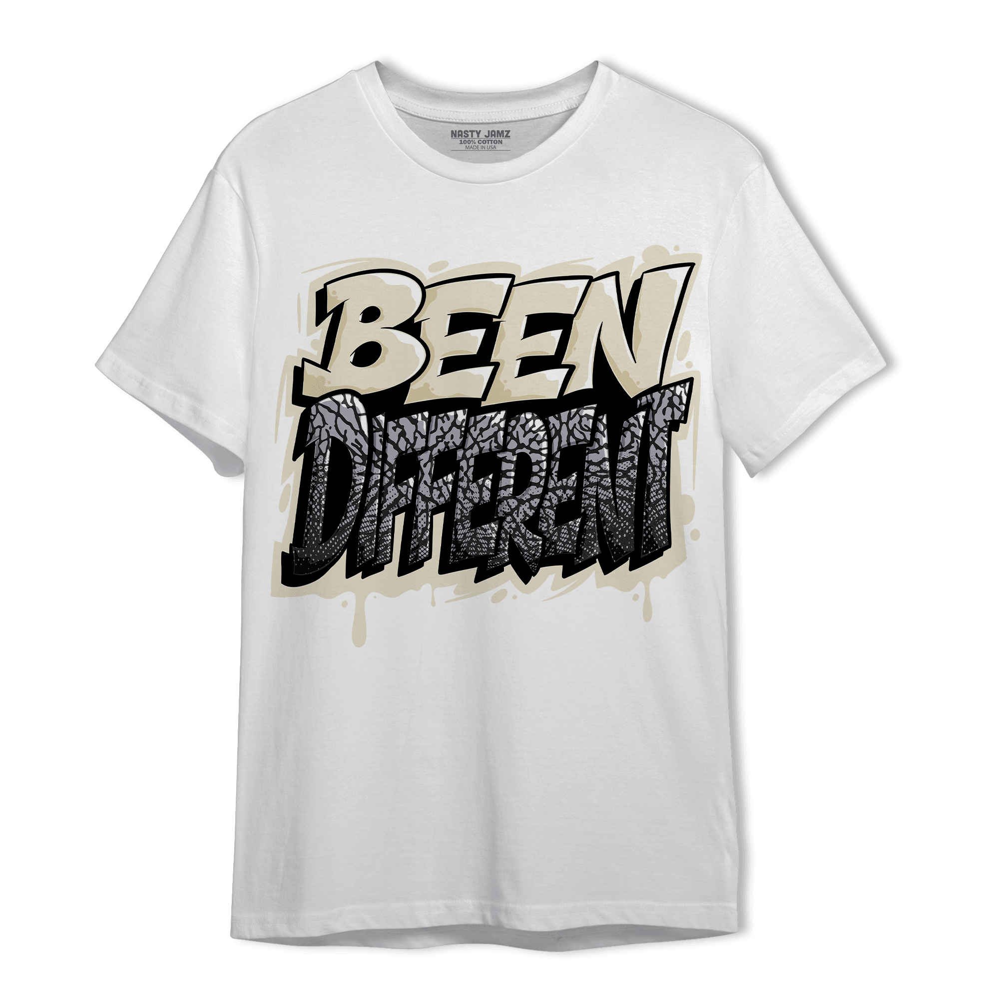 Off Noir 3s T Shirt Match Become Different - NastyJamz