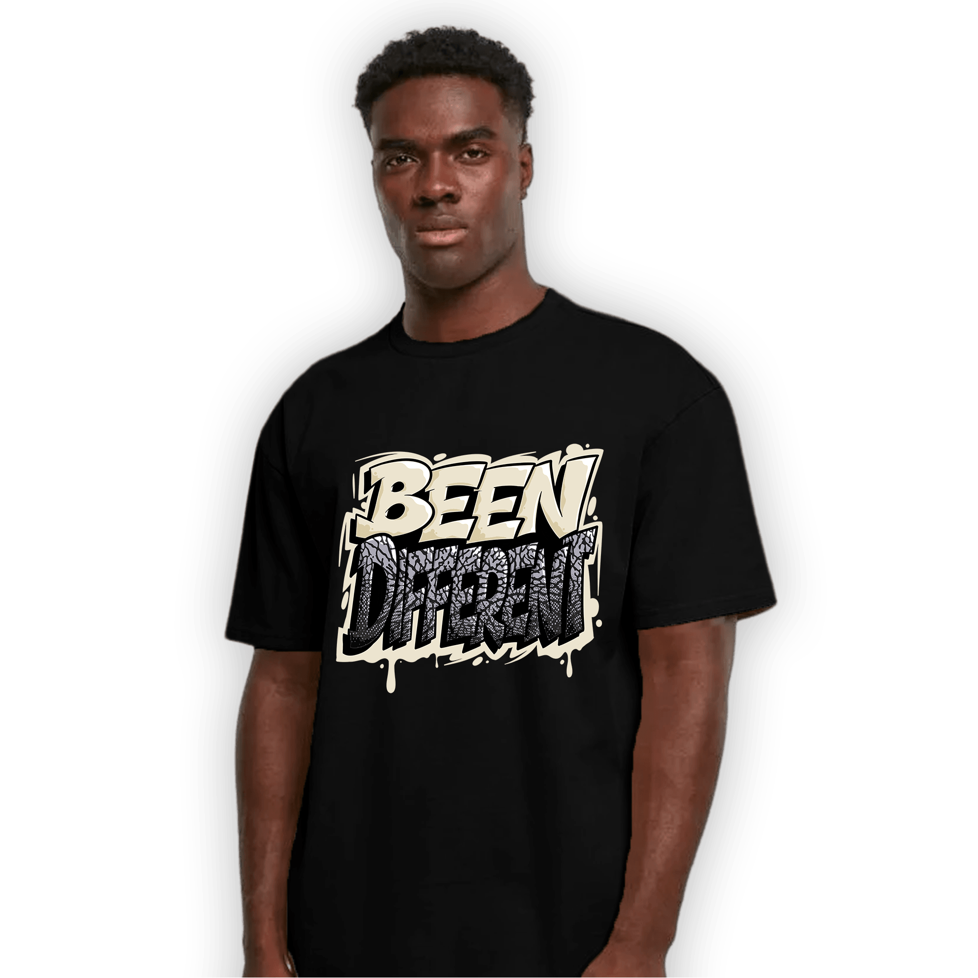 Off Noir 3s T Shirt Match Become Different - NastyJamz