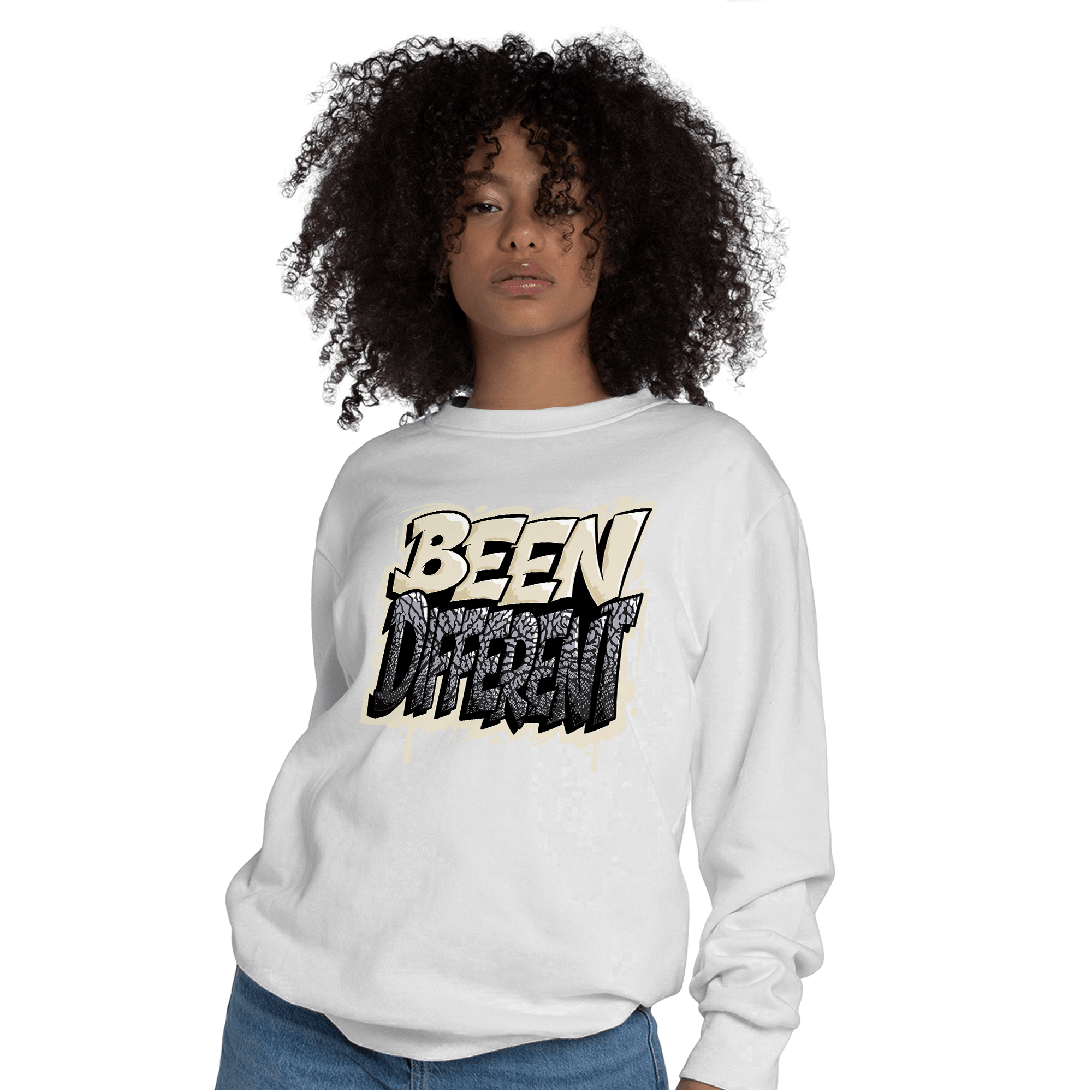 Off Noir 3s Sweatshirt Match Become Different - NastyJamz