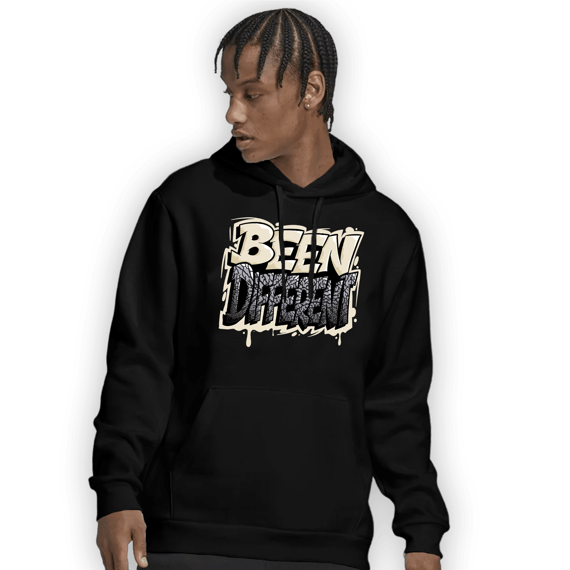 Off Noir 3s Hoodie Match Become Different - NastyJamz