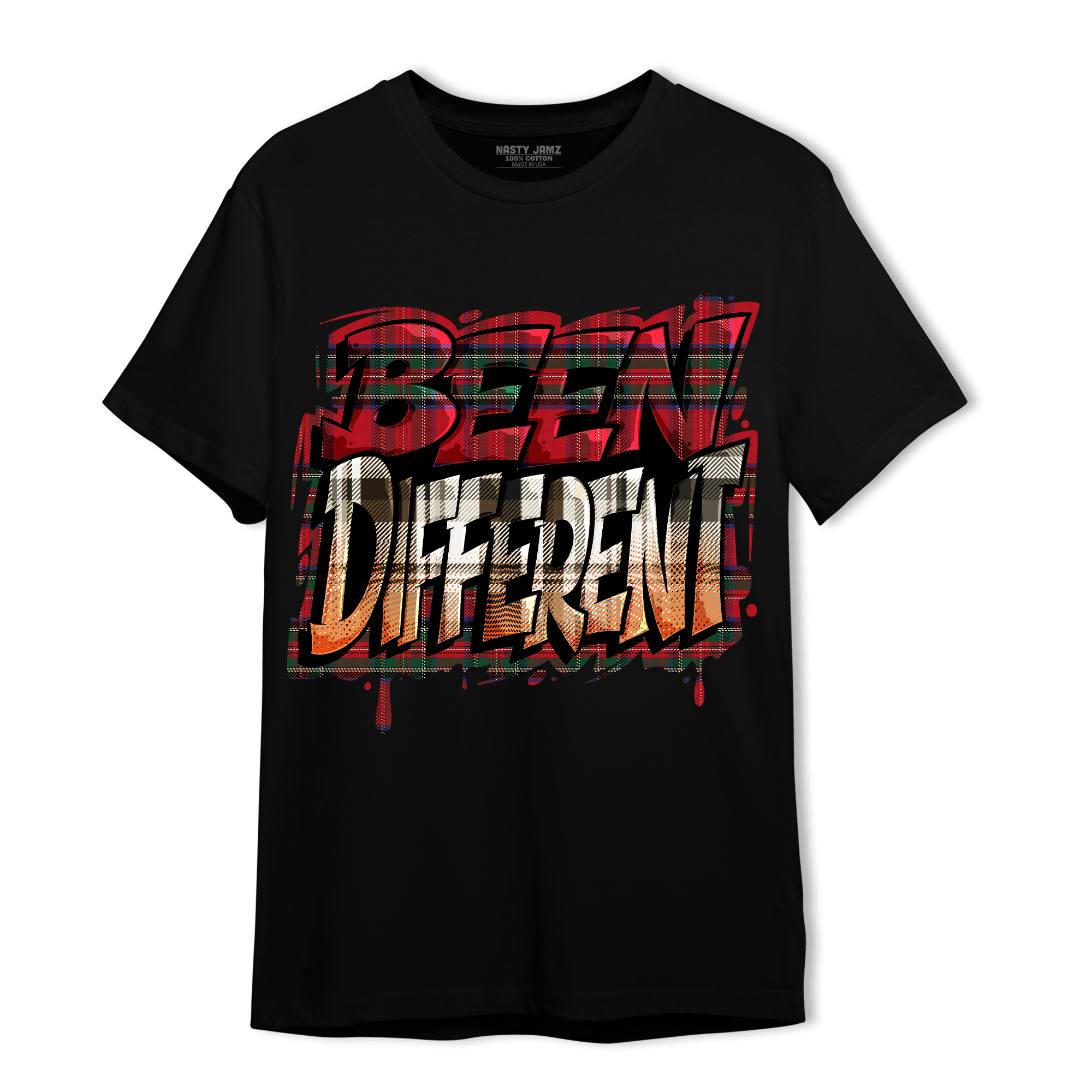 Plaid 5s T Shirt Match Become Different - NastyJamz