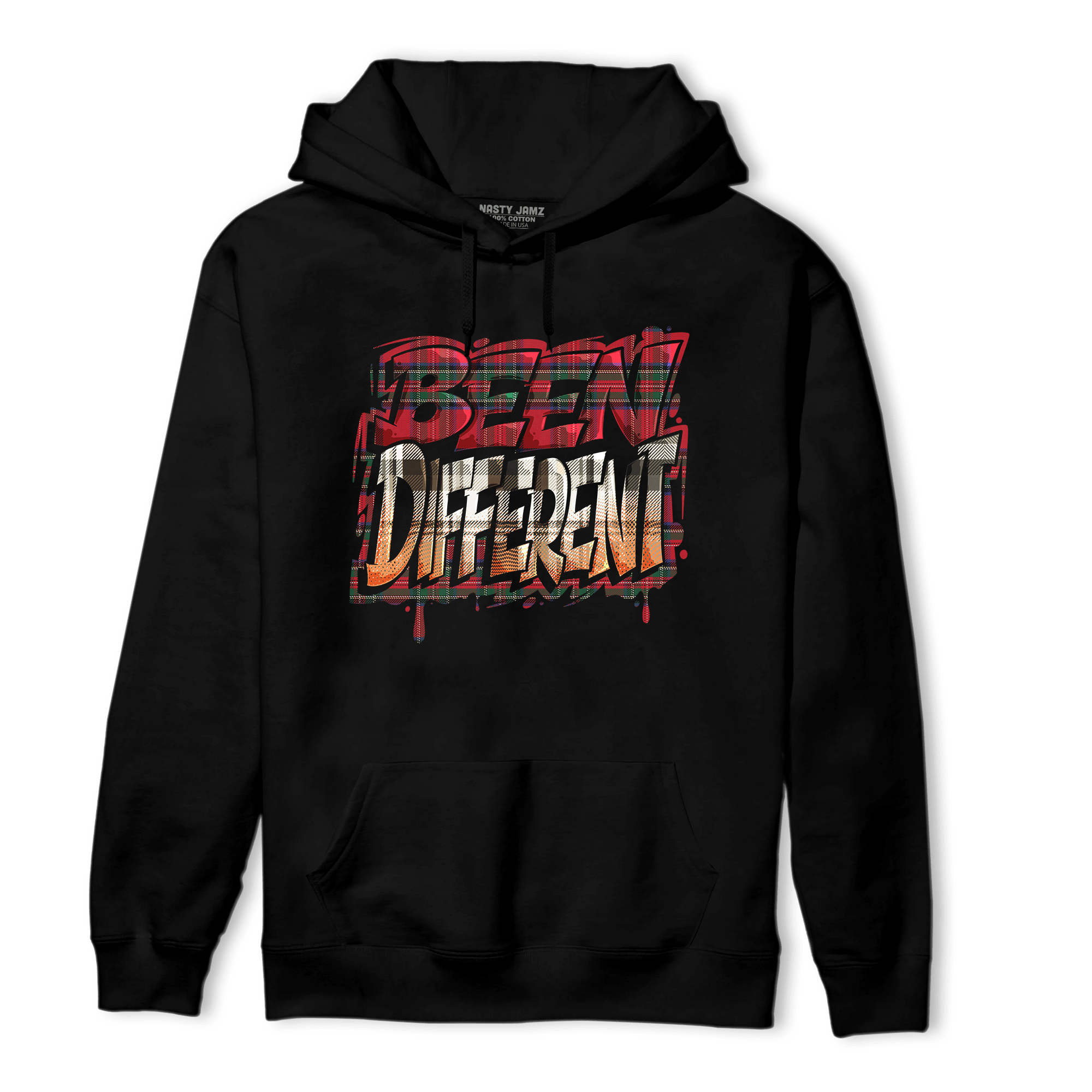 Plaid 5s Hoodie Match Become Different - NastyJamz