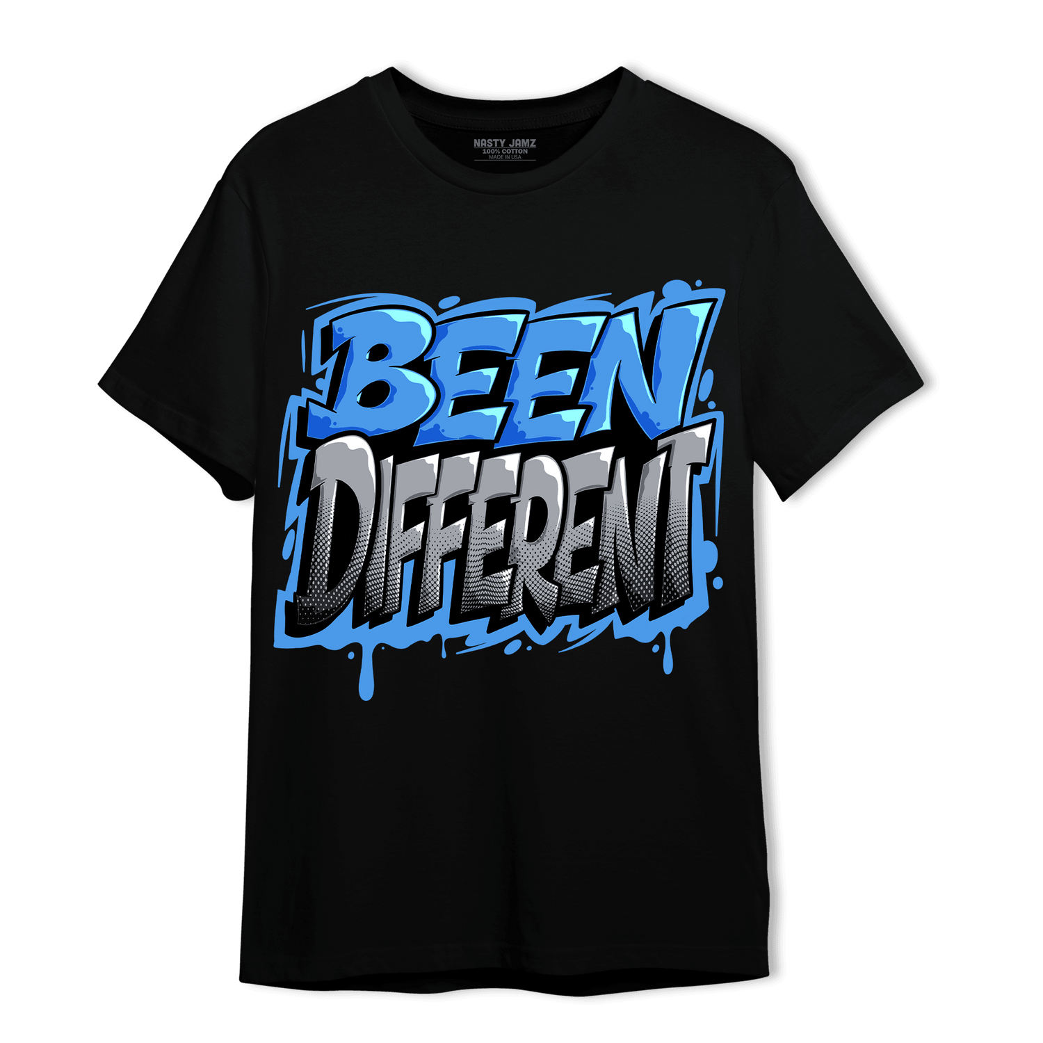 University Blue 5s T Shirt Match Become Different - NastyJamz