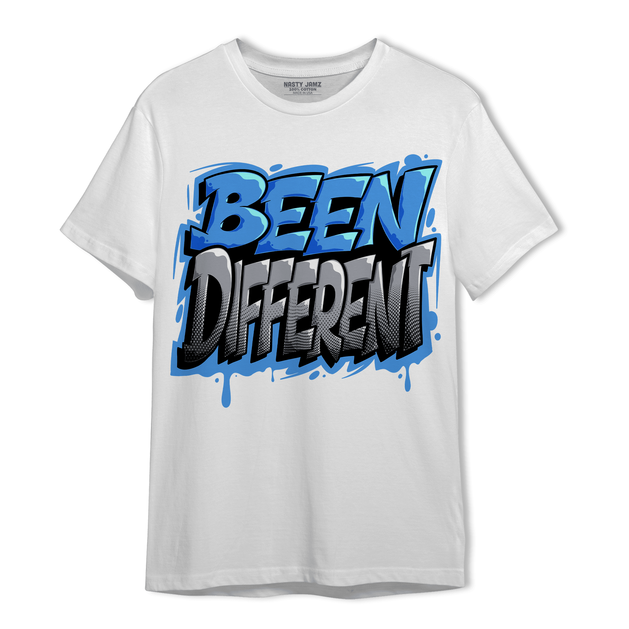 University Blue 5s T Shirt Match Become Different - NastyJamz