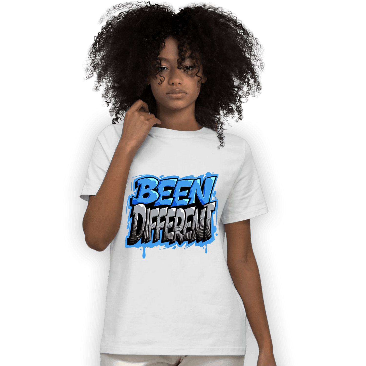 University Blue 5s T Shirt Match Become Different - NastyJamz