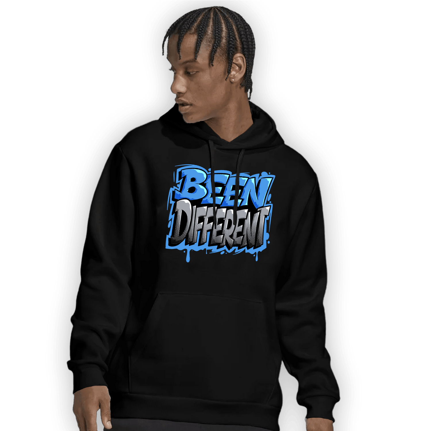 University Blue 5s Hoodie Match Become Different - NastyJamz