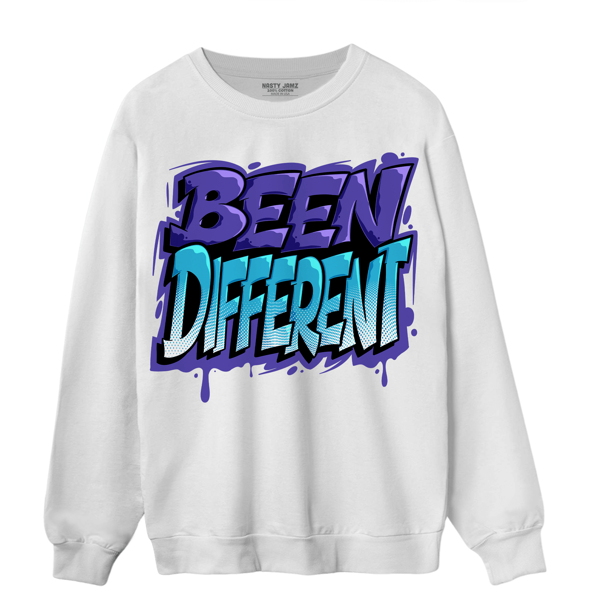 Aqua 6s Sweatshirt Match Become Different - NastyJamz