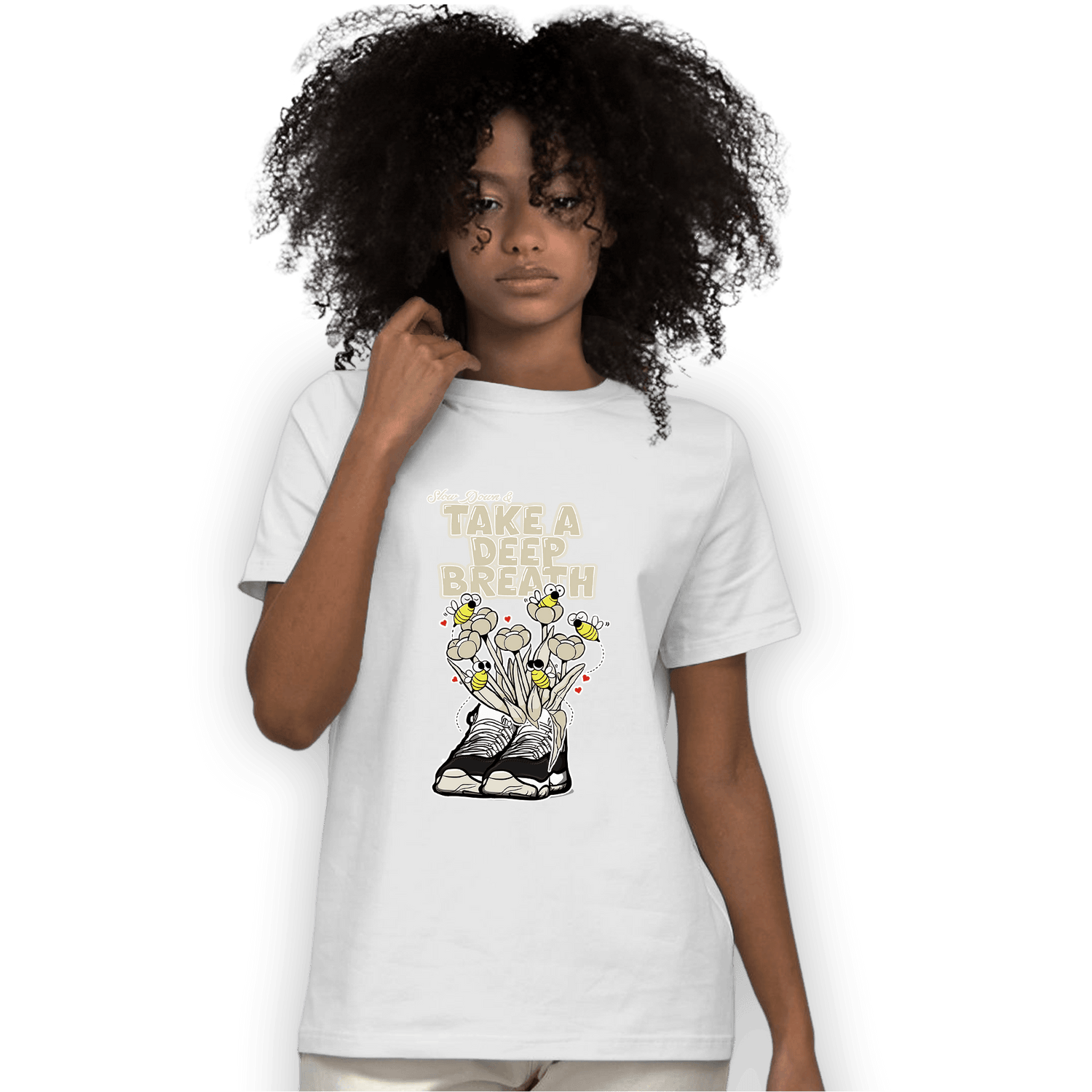 Gratitude 11s T Shirt Match Bee Sneaker - NastyJamz
