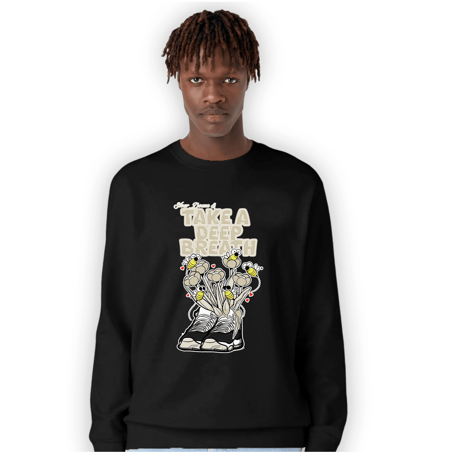 Gratitude 11s Sweatshirt Match Bee Sneaker - NastyJamz