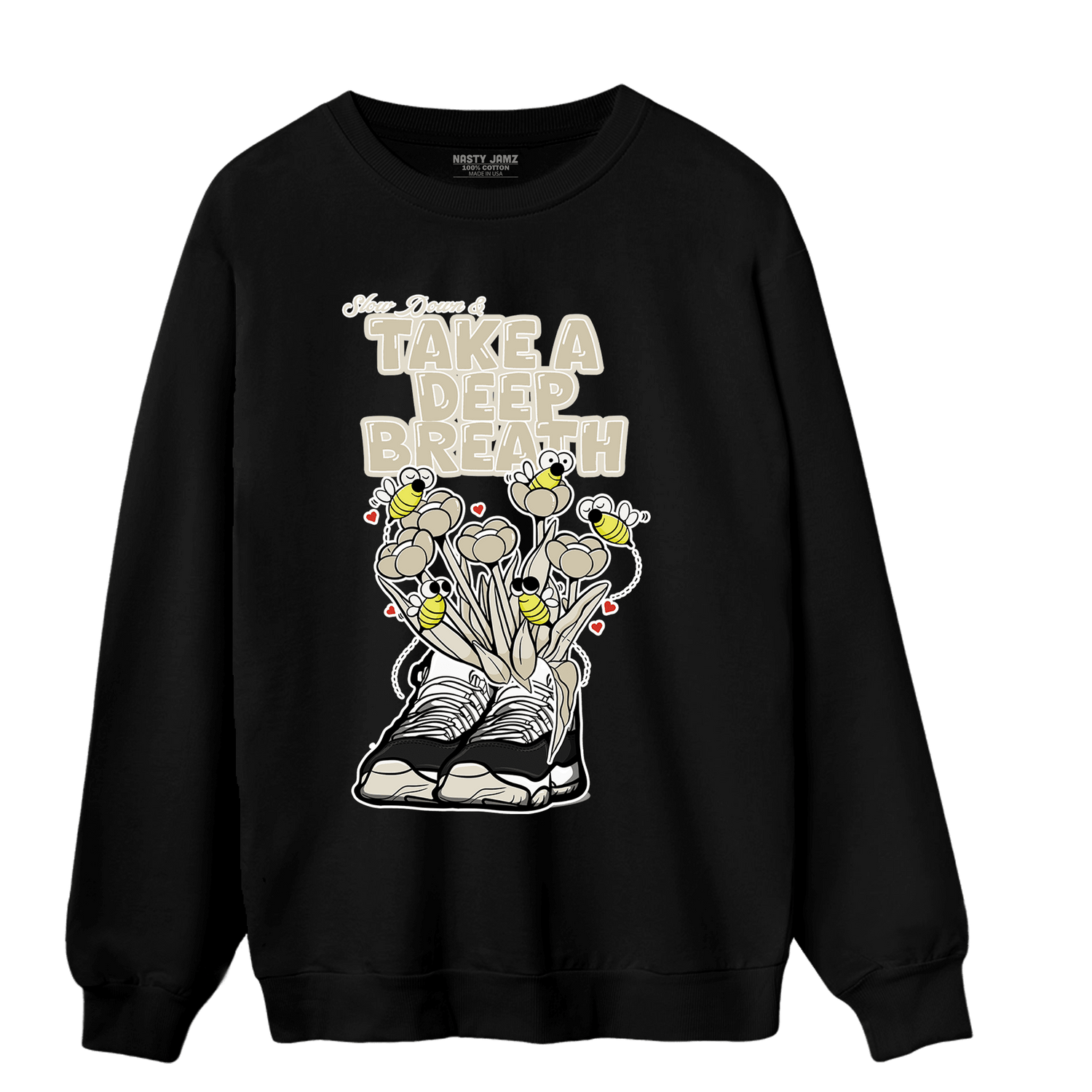 Gratitude 11s Sweatshirt Match Bee Sneaker - NastyJamz
