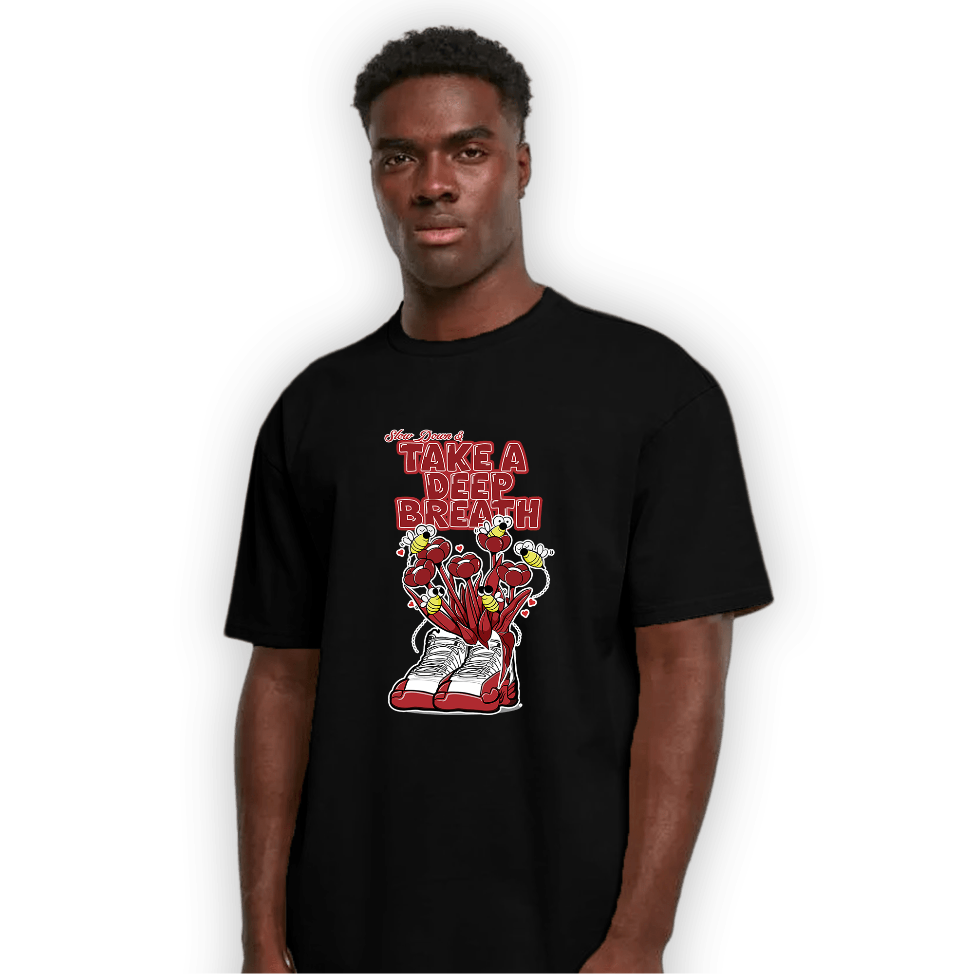 Cherry 12s T Shirt Match Bee Sneaker - NastyJamz