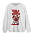 Cherry 12s Sweatshirt Match Bee Sneaker - NastyJamz