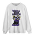 Field Purple 12s Sweatshirt Match Bee Sneaker - NastyJamz