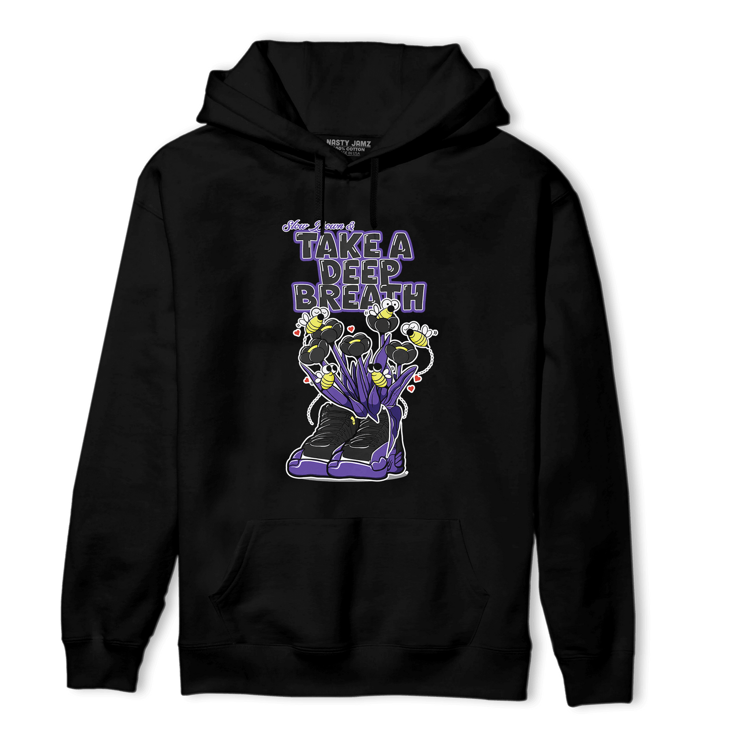 Field Purple 12s Hoodie Match Bee Sneaker - NastyJamz