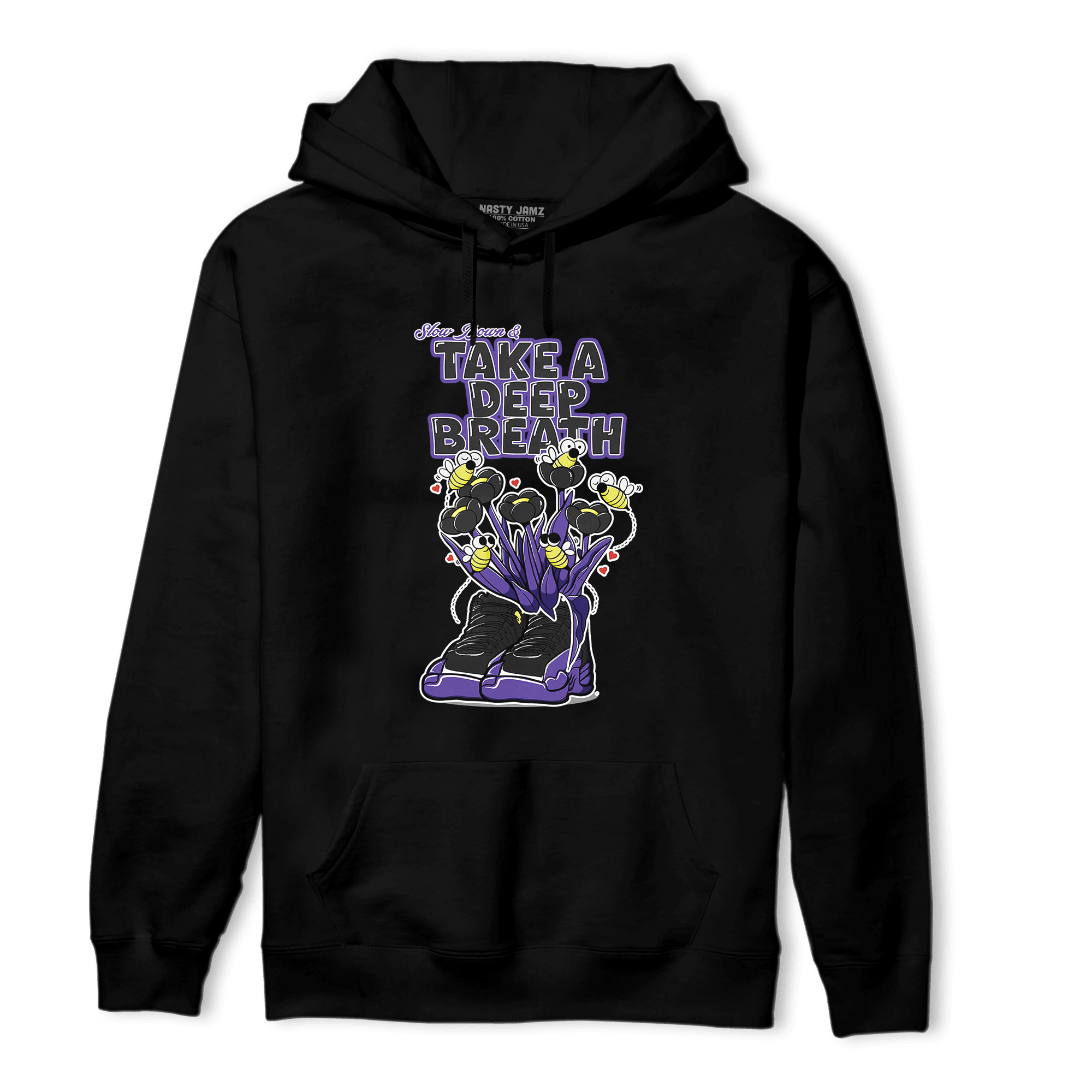 Field Purple 12s Hoodie Match Bee Sneaker - NastyJamz