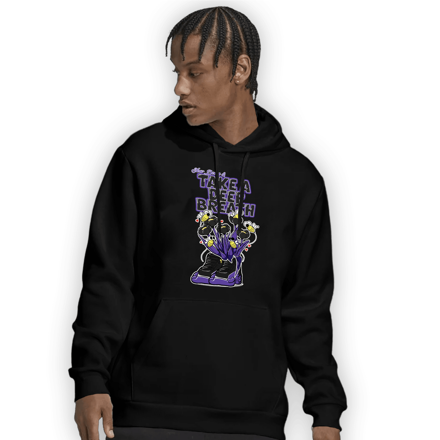 Field Purple 12s Hoodie Match Bee Sneaker - NastyJamz