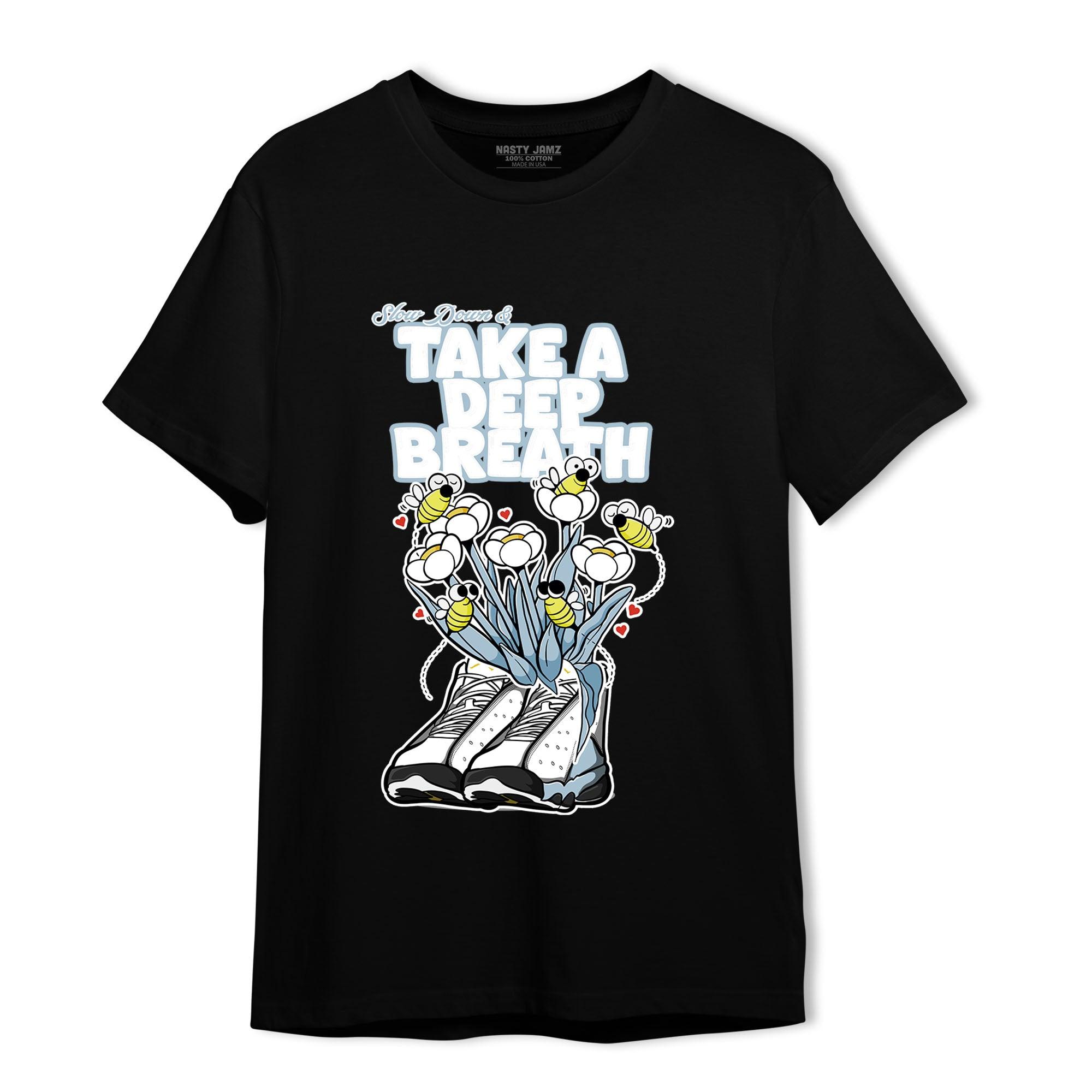 Blue Grey 13s T Shirt Match Bee Sneaker - NastyJamz