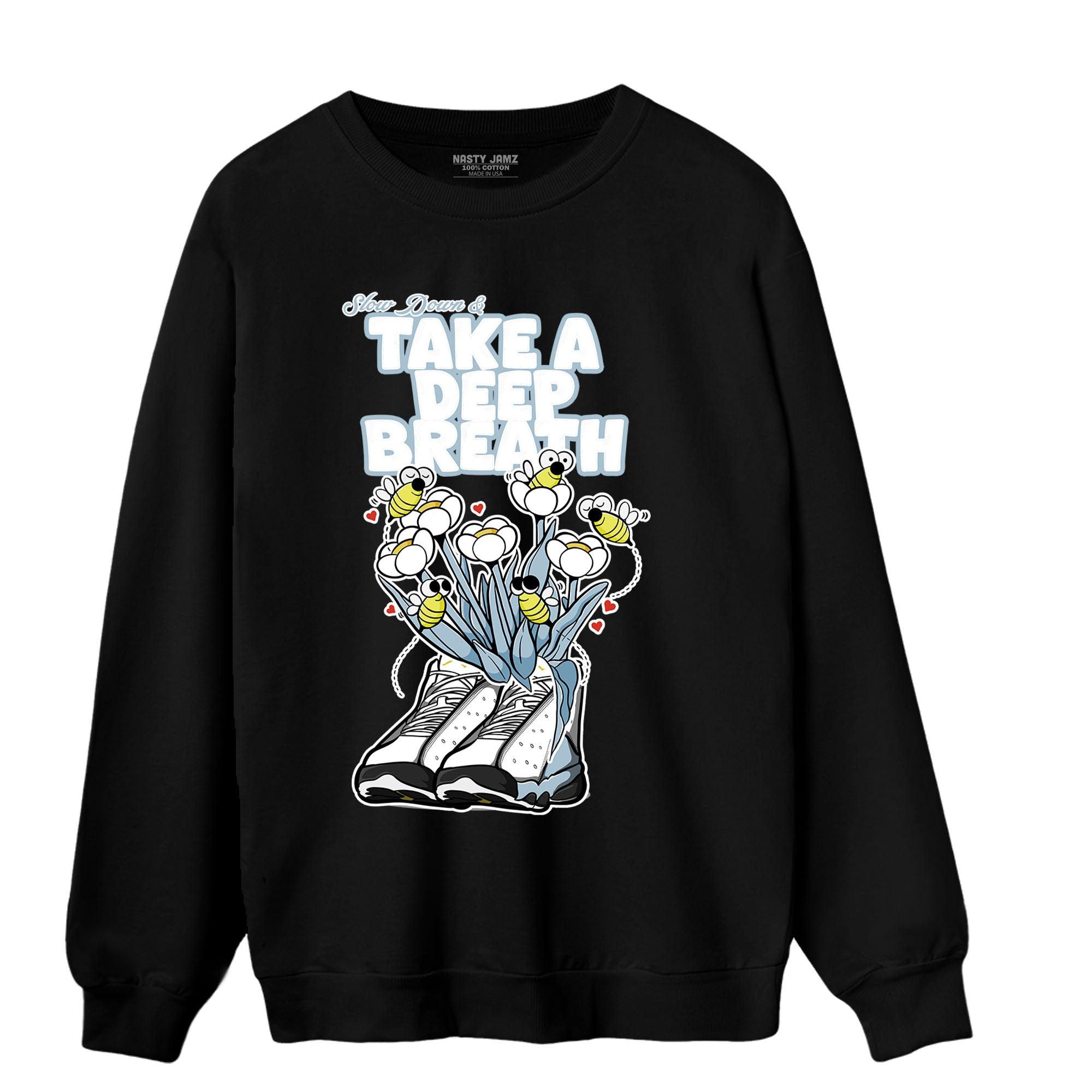 Blue Grey 13s Sweatshirt Match Bee Sneaker - NastyJamz
