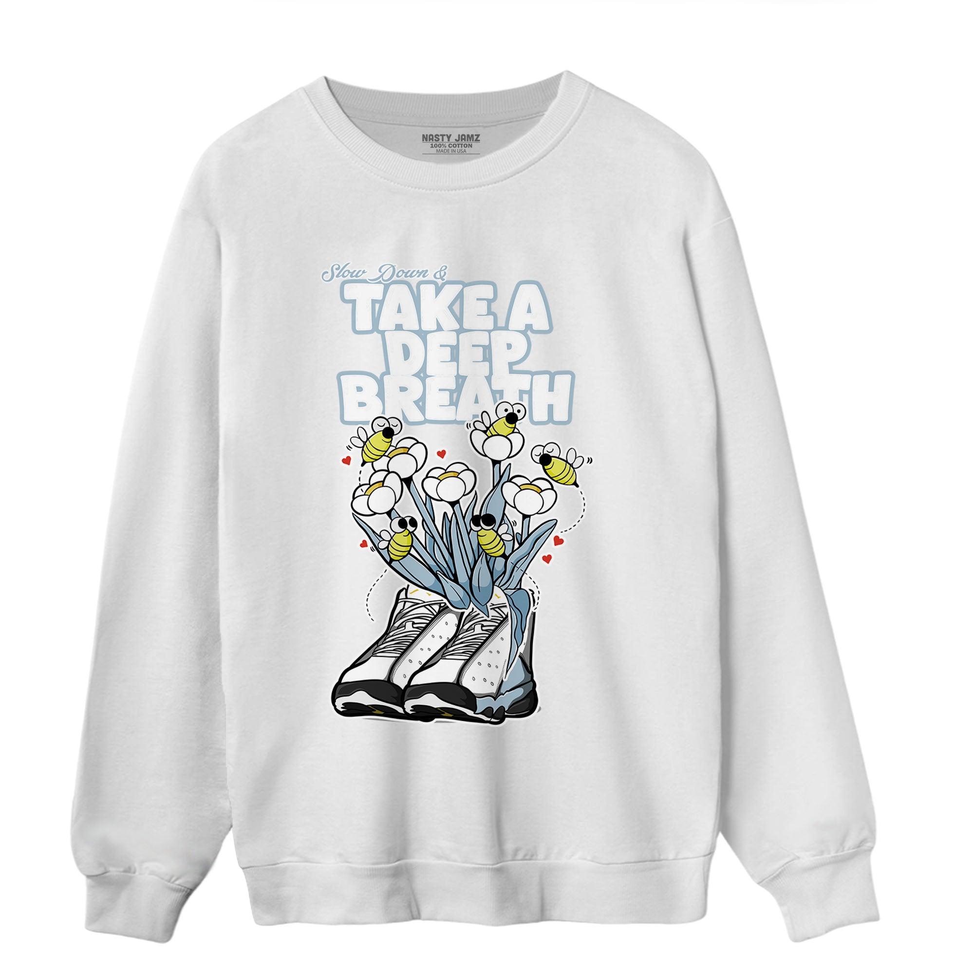 Blue Grey 13s Sweatshirt Match Bee Sneaker - NastyJamz