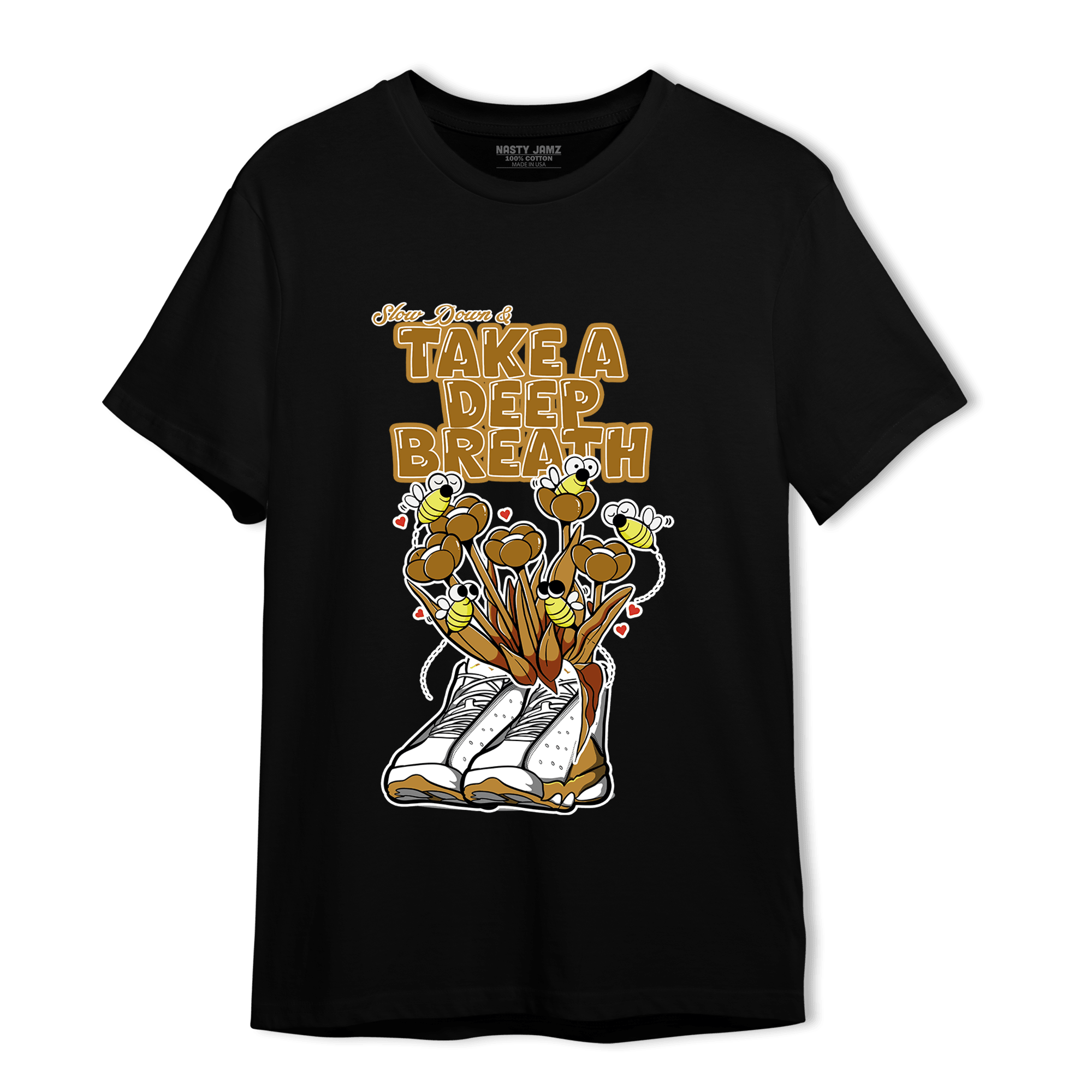 Wheat 13s T Shirt Match Bee Sneaker - NastyJamz