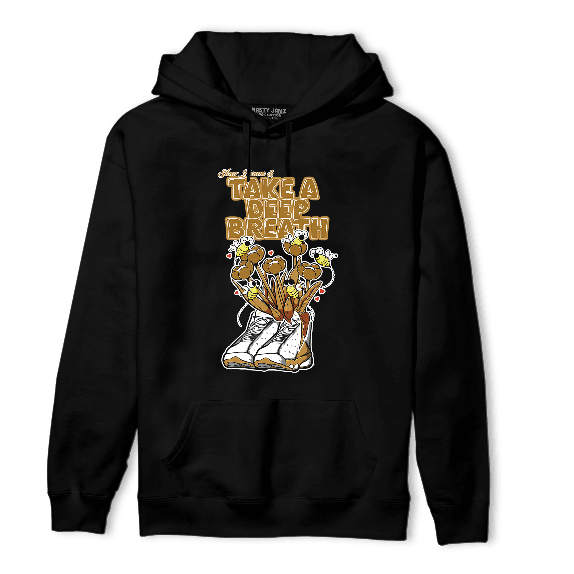 Wheat 13s Hoodie Match Bee Sneaker - NastyJamz