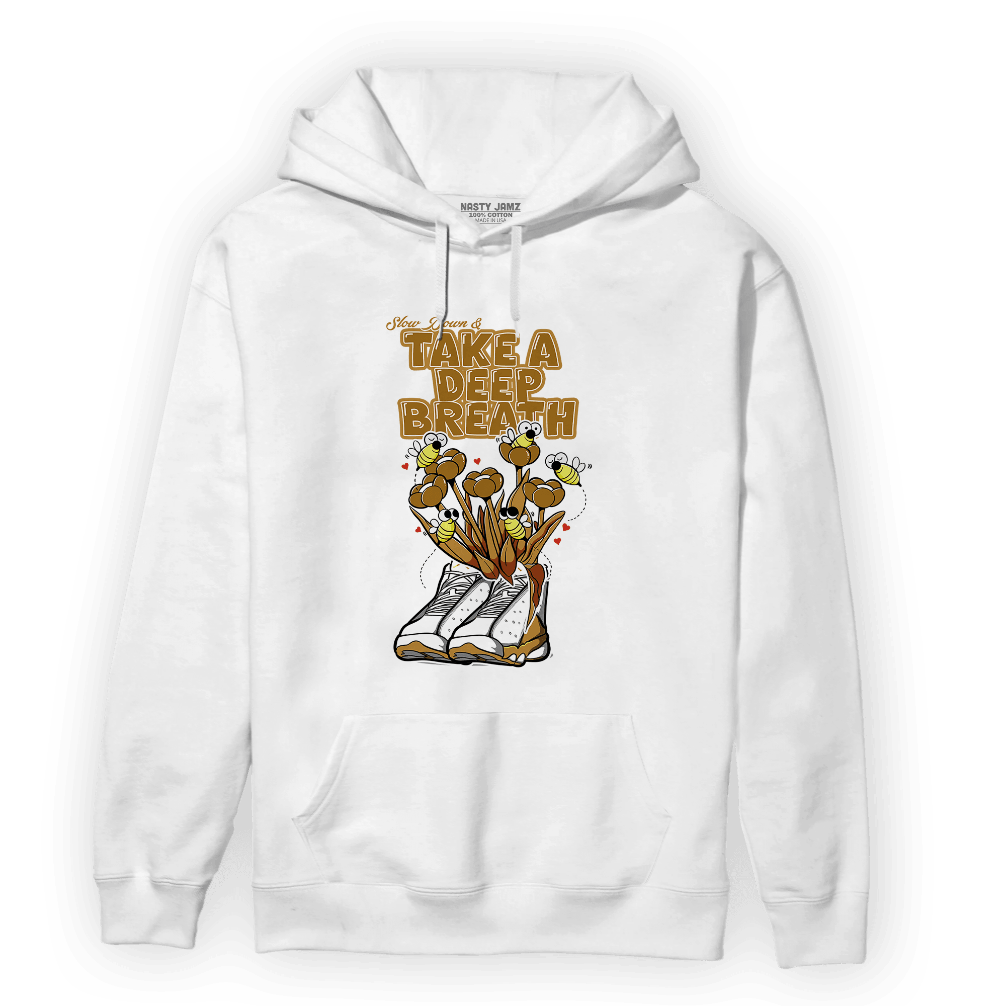 Wheat 13s Hoodie Match Bee Sneaker - NastyJamz