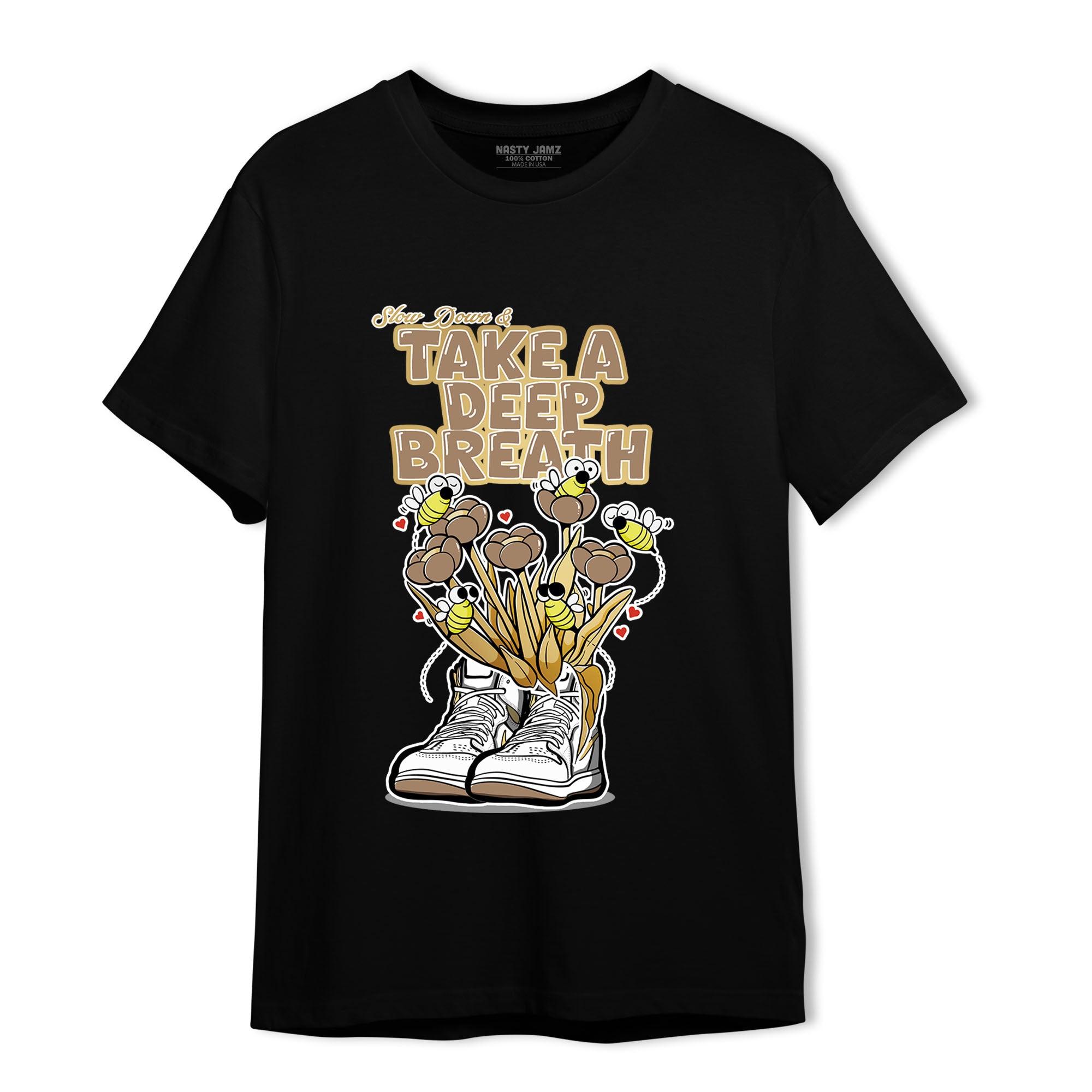 High OG Metallic Gold 1s T Shirt Match Bee Sneaker - NastyJamz