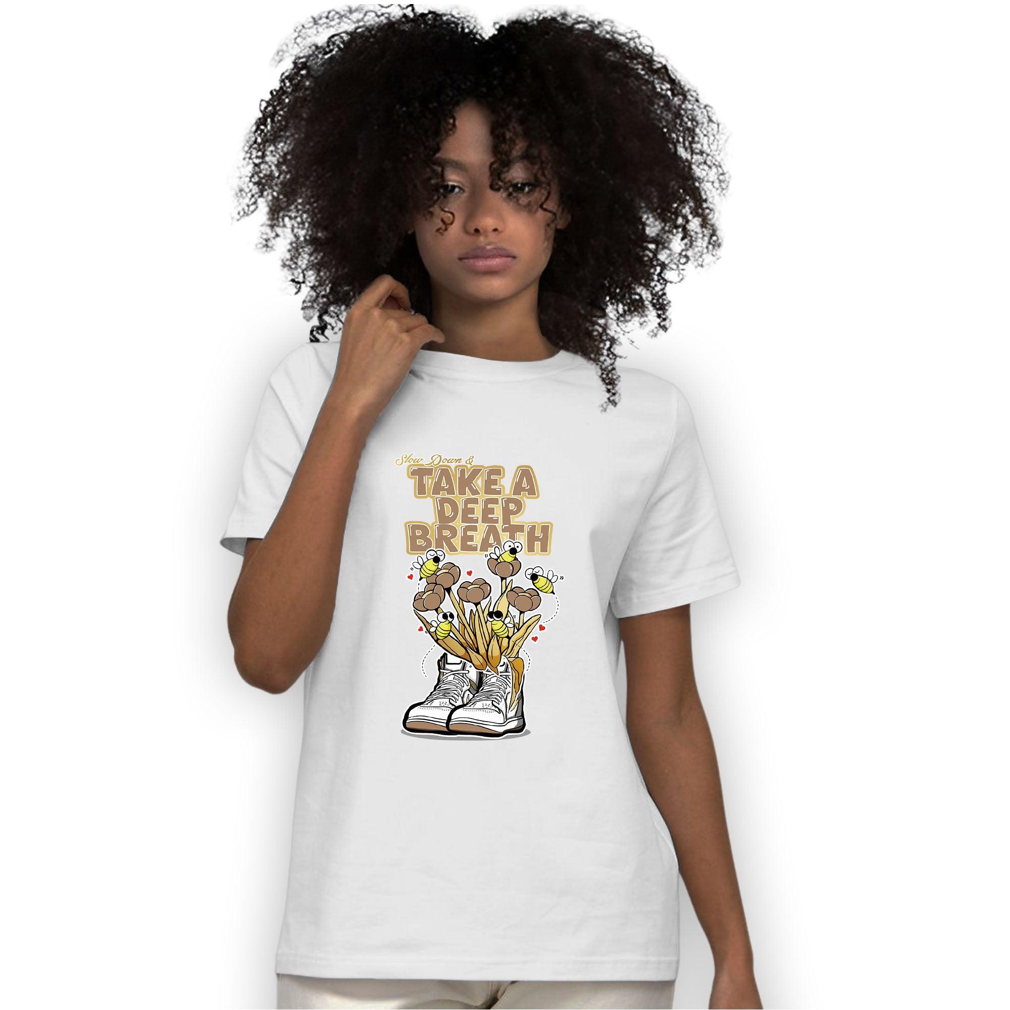 High OG Metallic Gold 1s T Shirt Match Bee Sneaker - NastyJamz