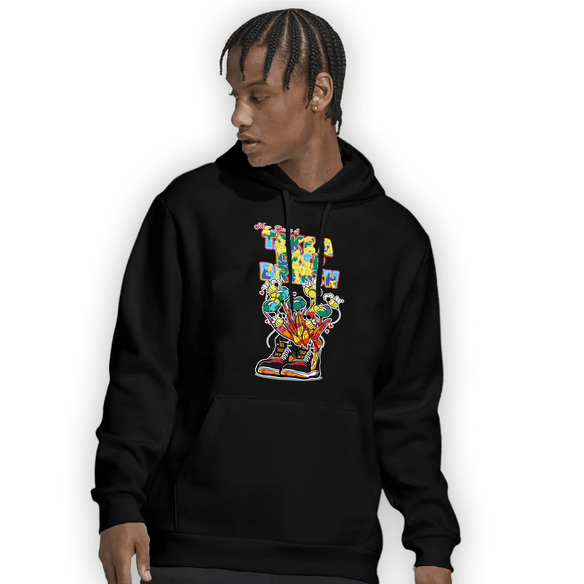 Mid GS Six Championships 1s Hoodie Match Bee Sneaker - NastyJamz