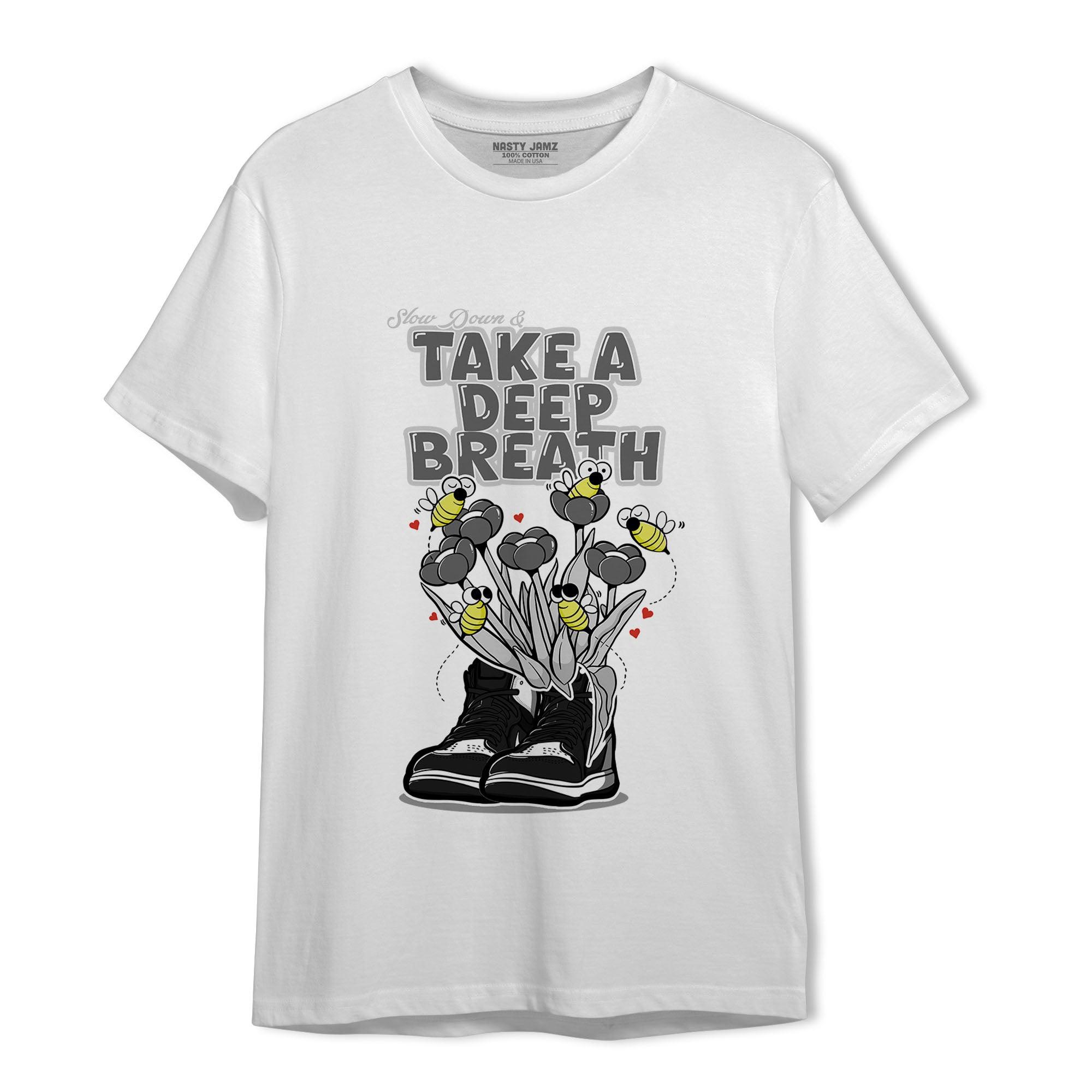 Retro High OG Black White 1s T Shirt Match Bee Sneaker - NastyJamz