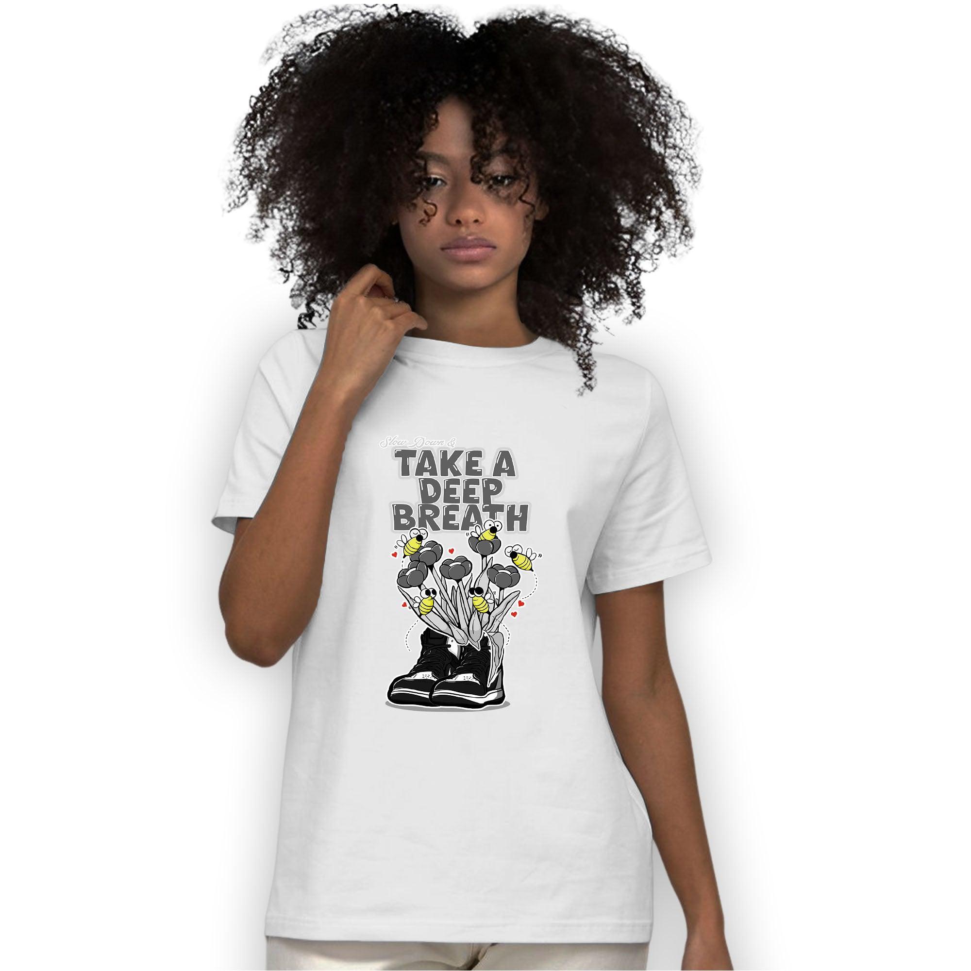 Retro High OG Black White 1s T Shirt Match Bee Sneaker - NastyJamz