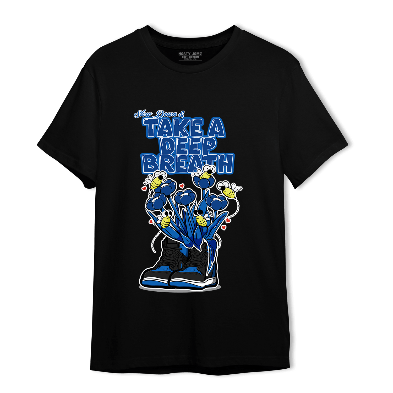 Royal Reimagined 1s T Shirt Match Bee Sneaker - NastyJamz