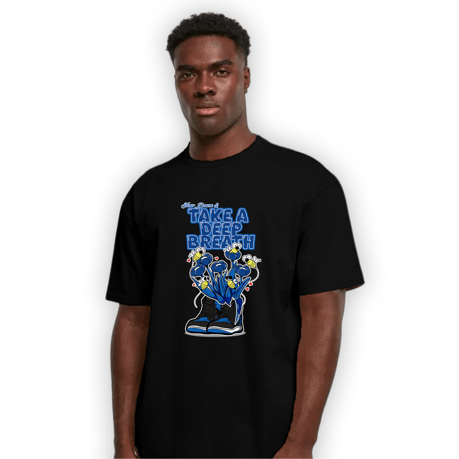 Royal Reimagined 1s T Shirt Match Bee Sneaker - NastyJamz