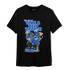 University Blue Toe 1s T Shirt Match Bee Sneaker - NastyJamz