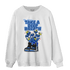 University Blue Toe 1s Sweatshirt Match Bee Sneaker - NastyJamz