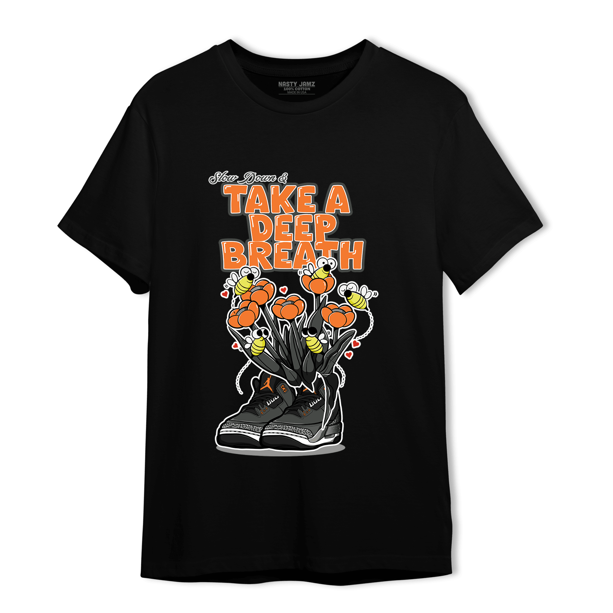 Fear Pack 3s T Shirt Match Bee Sneaker - NastyJamz