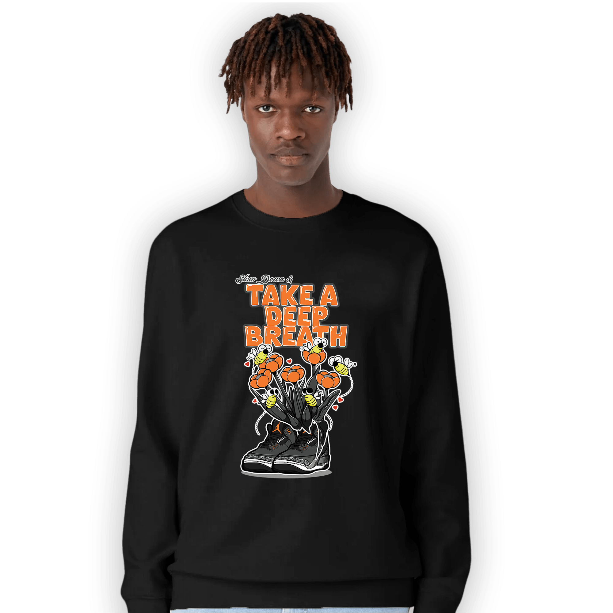 Fear Pack 3s Sweatshirt Match Bee Sneaker - NastyJamz