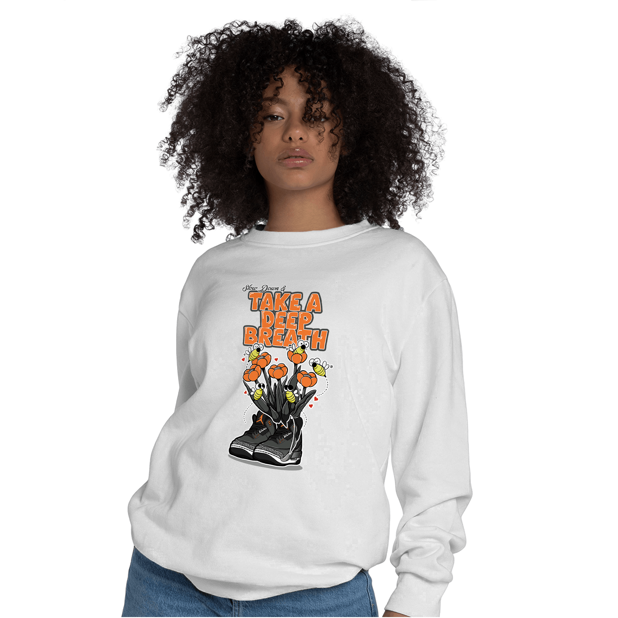 Fear Pack 3s Sweatshirt Match Bee Sneaker - NastyJamz