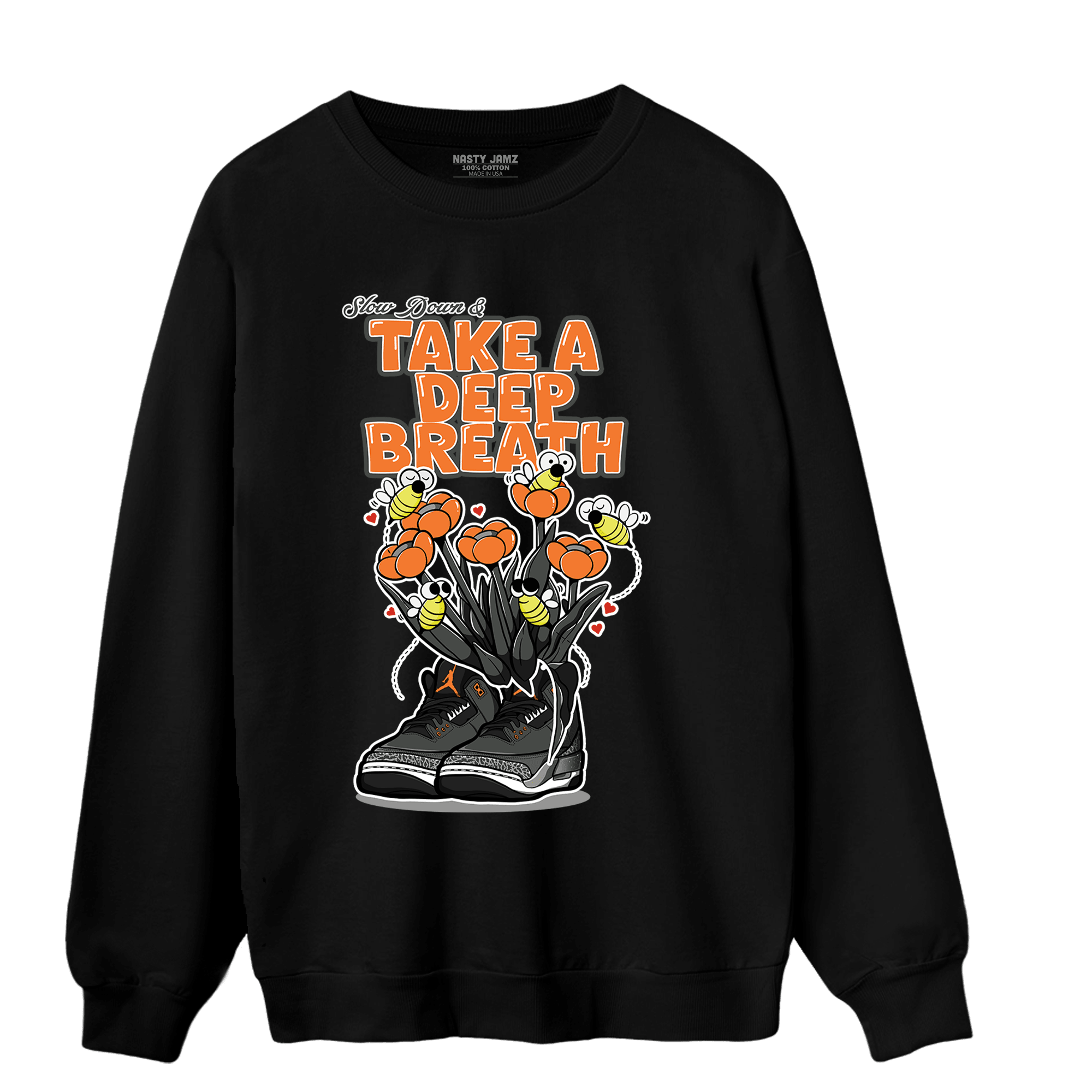 Fear Pack 3s Sweatshirt Match Bee Sneaker - NastyJamz