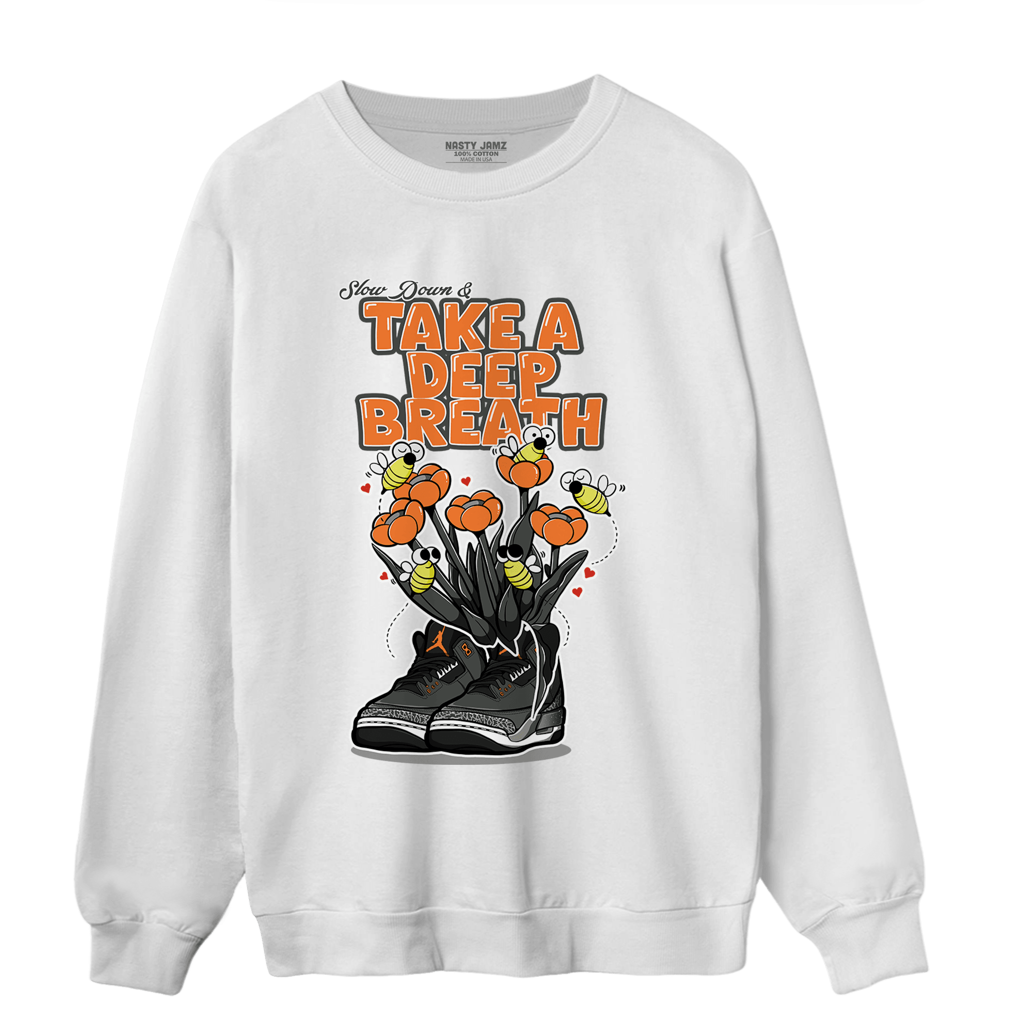 Fear Pack 3s Sweatshirt Match Bee Sneaker - NastyJamz