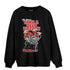 Bred Reimagined 4s Sweatshirt Match Bee Sneaker - NastyJamz
