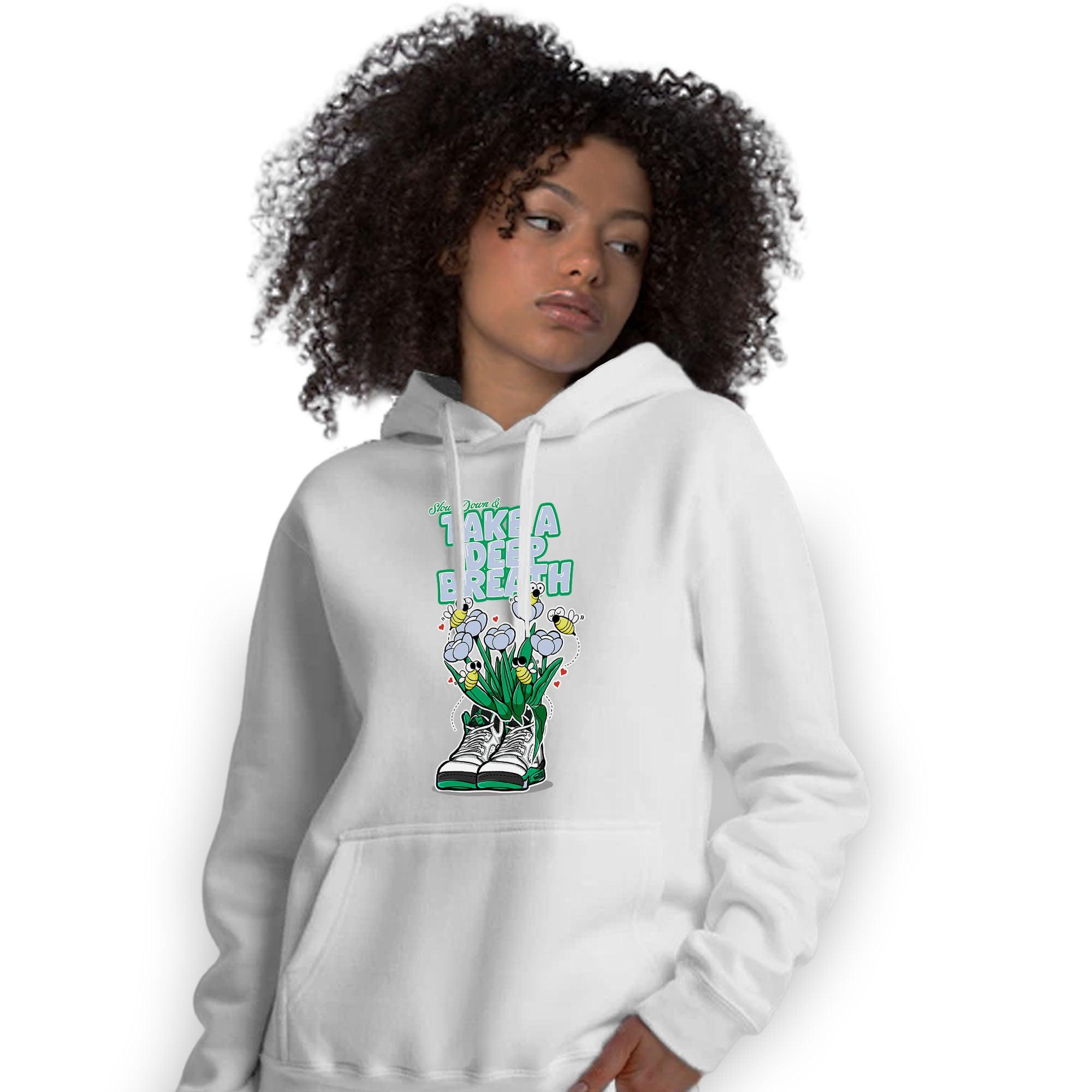 Lucky Green 5s Hoodie Match Bee Sneaker - NastyJamz