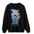 University Blue 5s Sweatshirt Match Bee Sneaker - NastyJamz