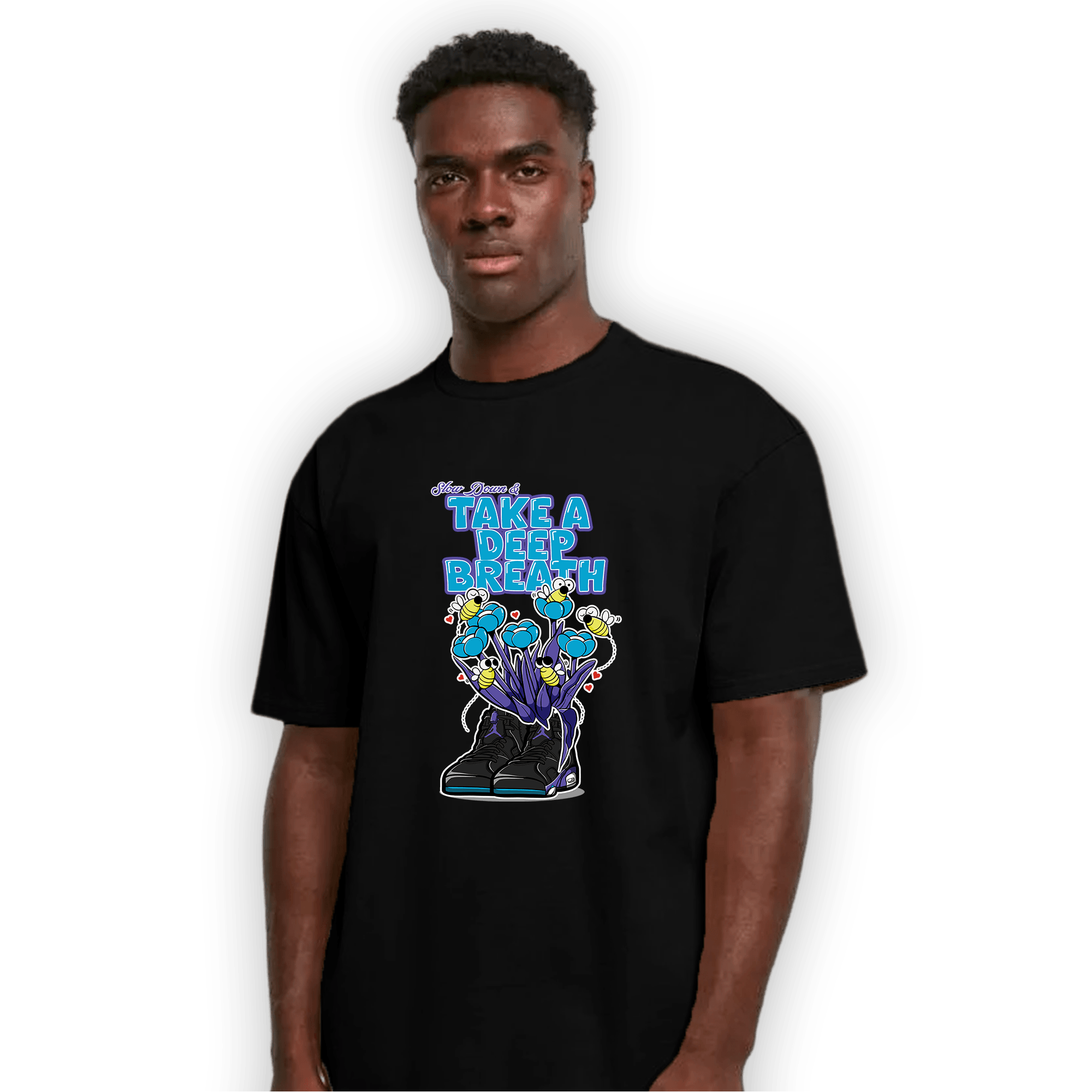 Aqua 6s T Shirt Match Bee Sneaker - NastyJamz
