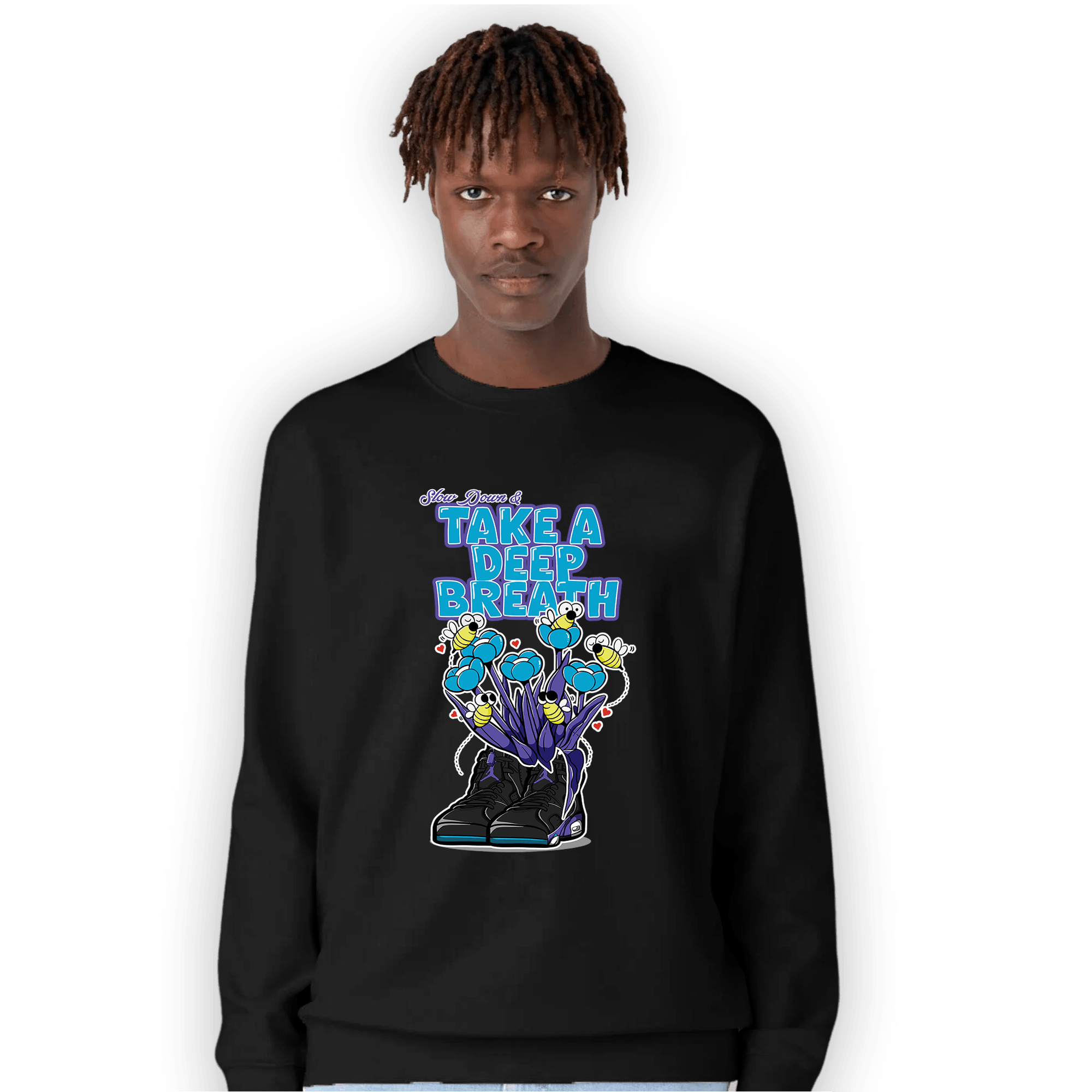 Aqua 6s Sweatshirt Match Bee Sneaker - NastyJamz