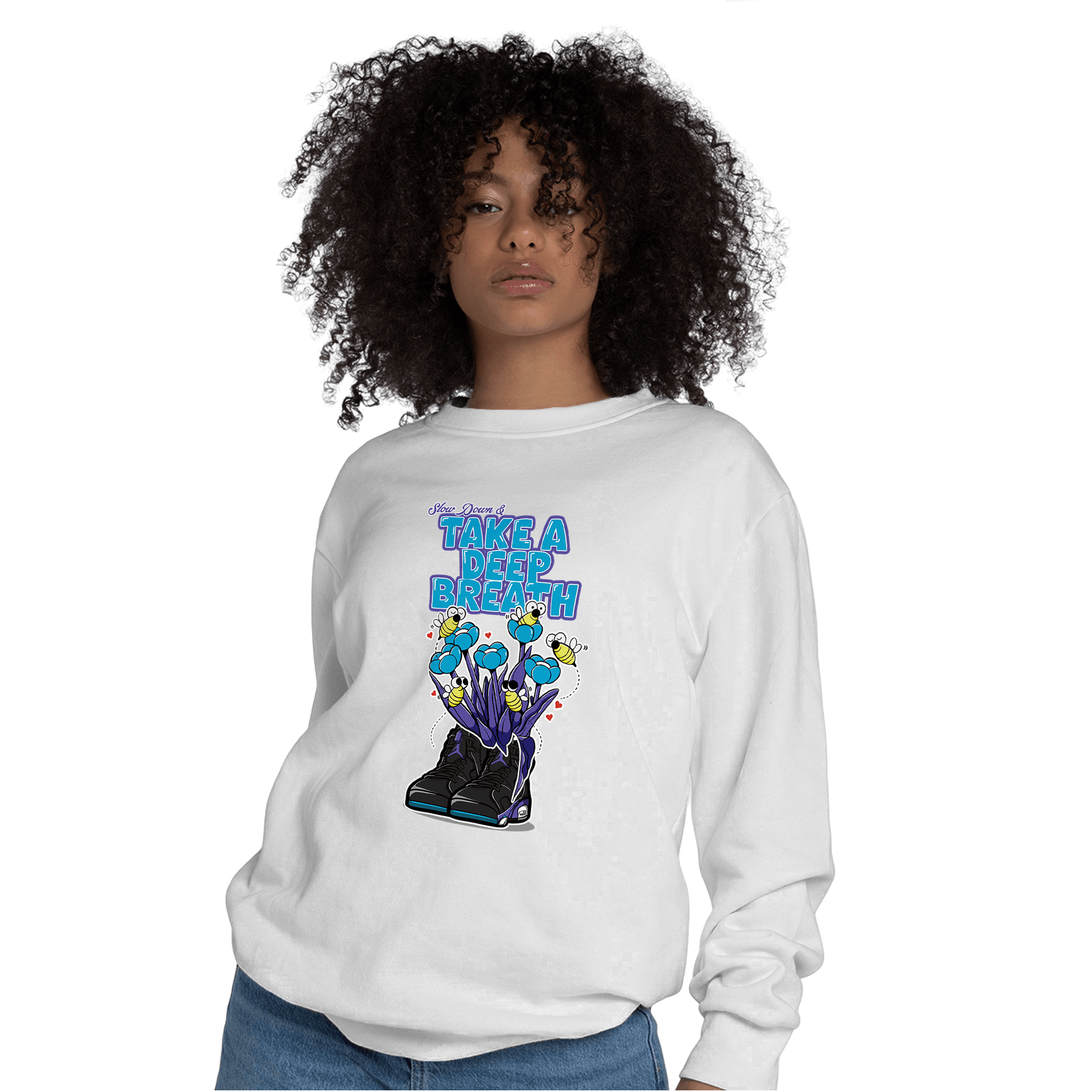 Aqua 6s Sweatshirt Match Bee Sneaker - NastyJamz