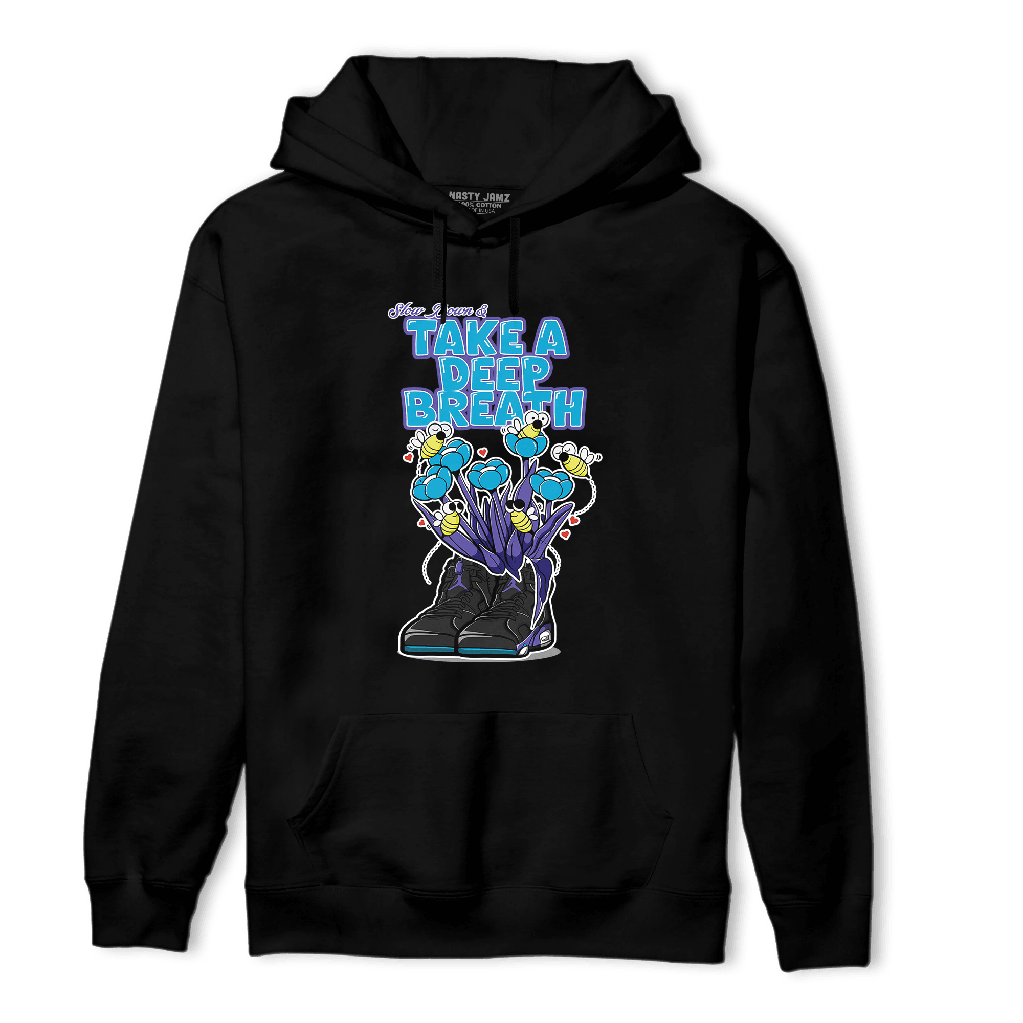 Aqua 6s Hoodie Match Bee Sneaker - NastyJamz