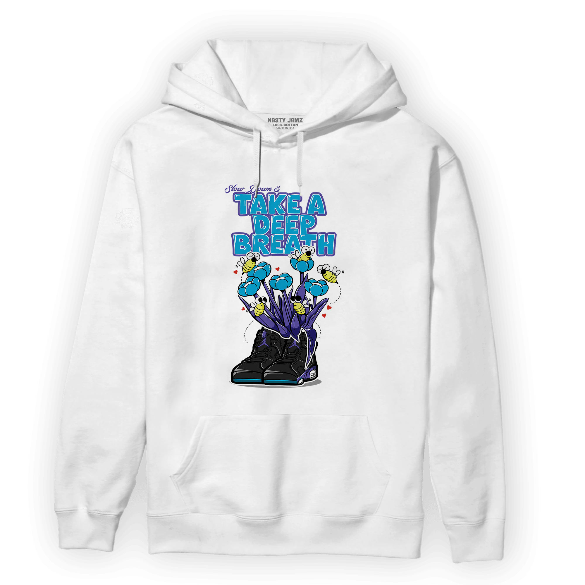 Aqua 6s Hoodie Match Bee Sneaker - NastyJamz